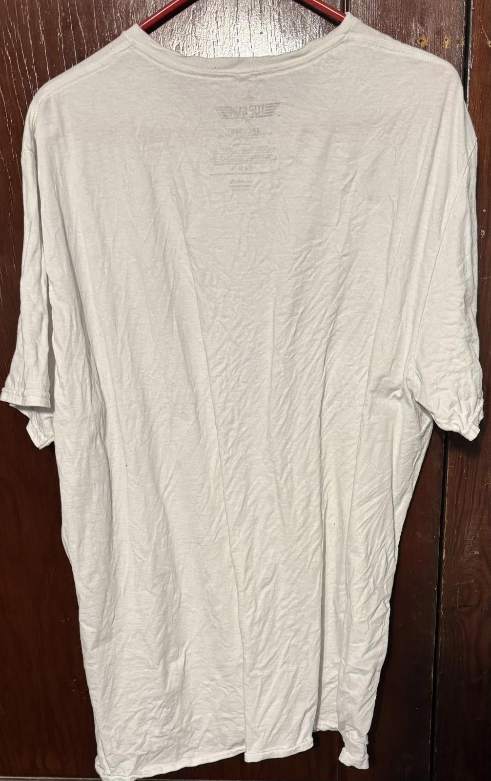 Topman Top Gun Movie Logo T Shirt Men's Size XXL White Size US XXL / EU 58 / 5 - 2 Thumbnail