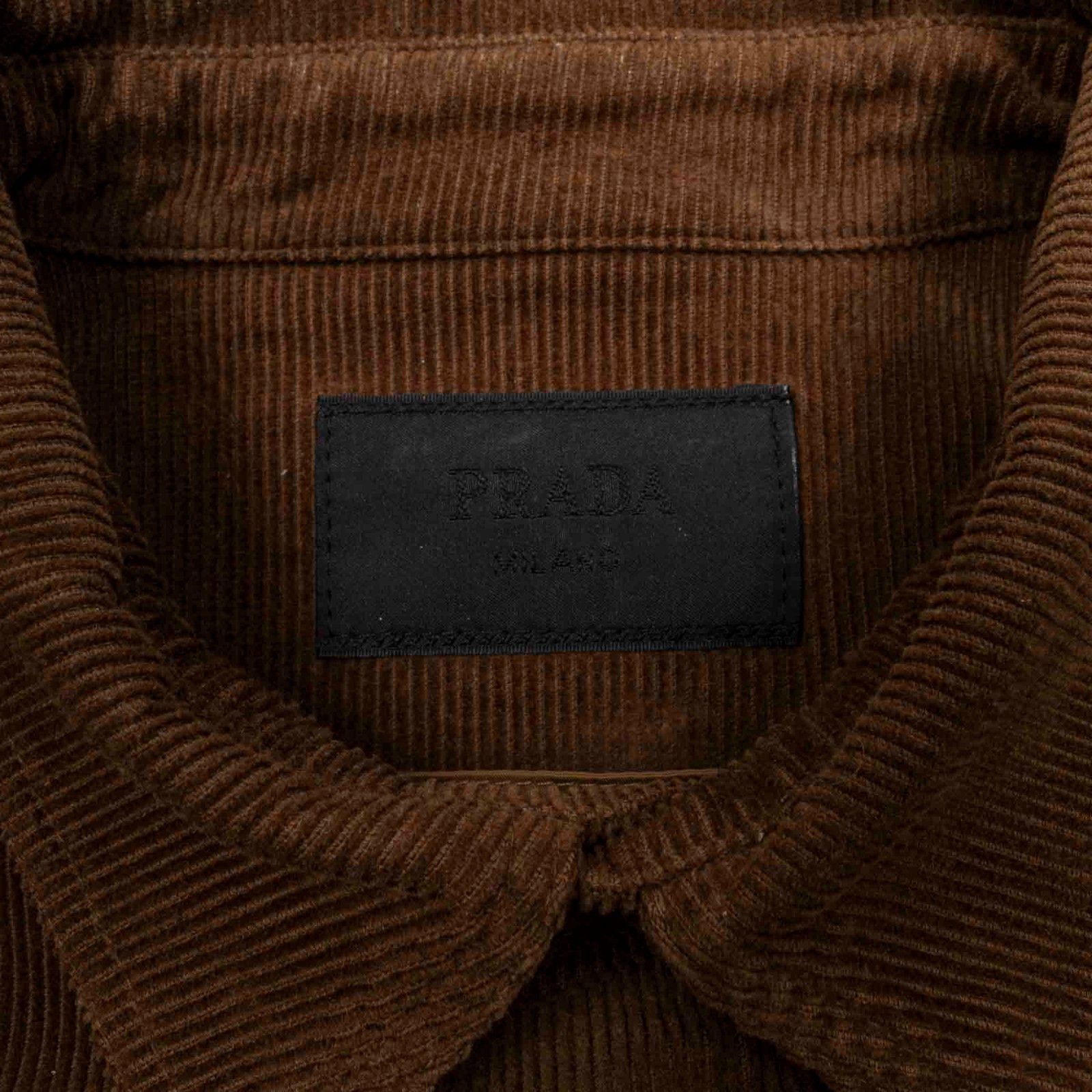 Prada Prada Men Shirt Cord Logo Size M, S1926 Size US M / EU 48-50 / 2 - 4 Thumbnail