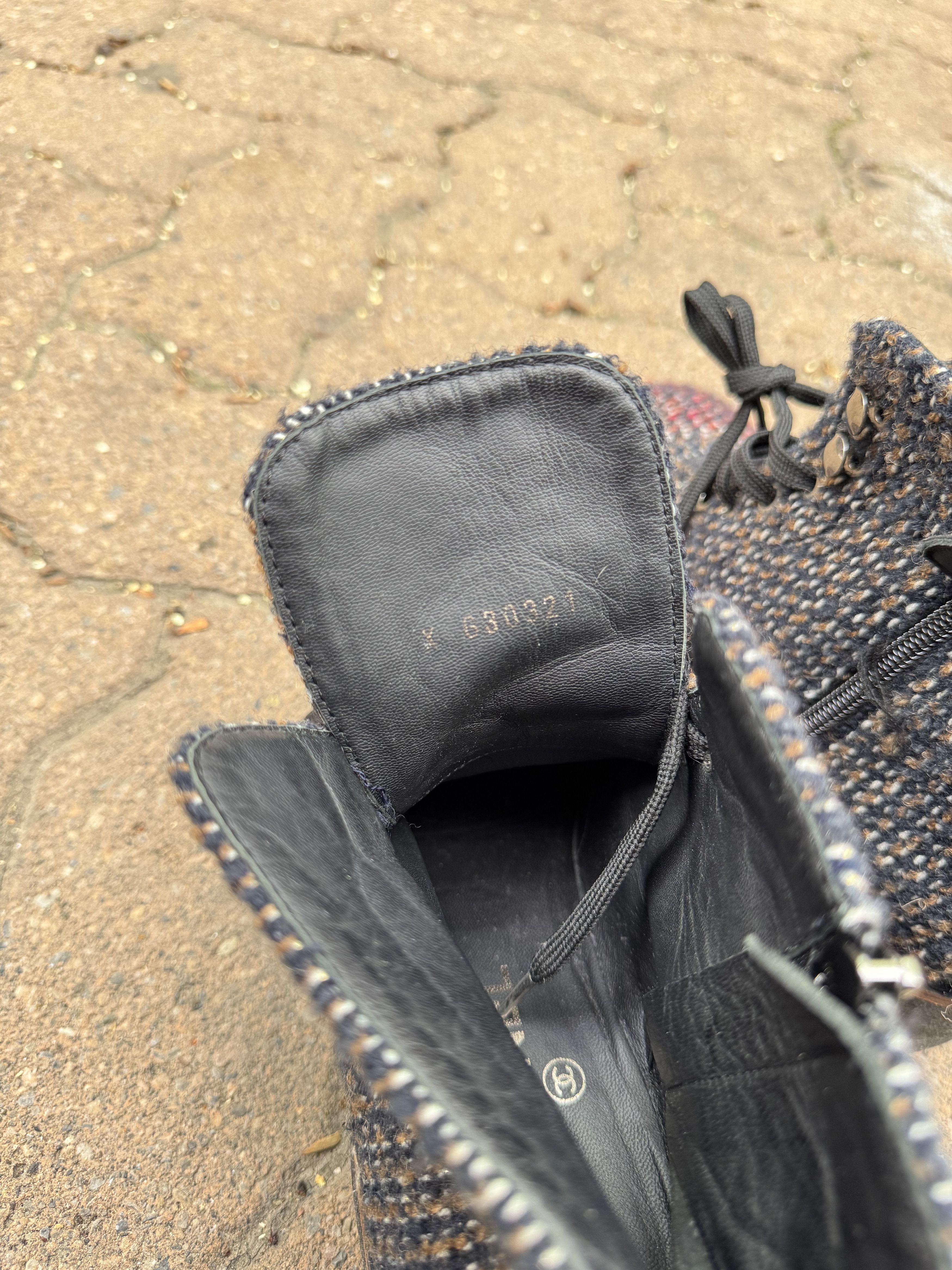 Chanel Chanel Tweed Boots Size US 8 / IT 38 - 8 Thumbnail