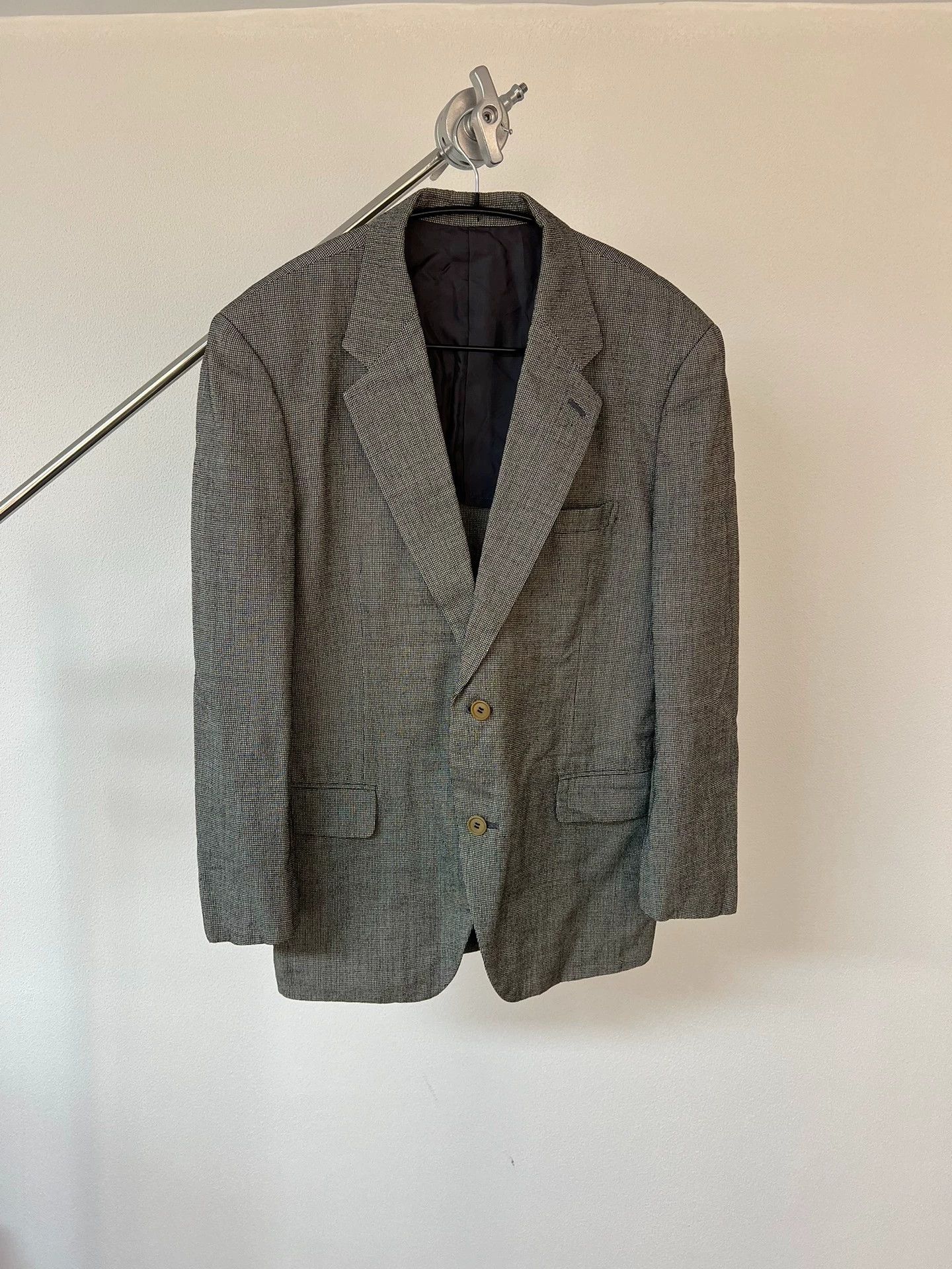 Issey Miyake Issey Miyake Sharp Shoulders Plaid M Blazer Size US M / EU 48-50 / 2 - 1 Thumbnail