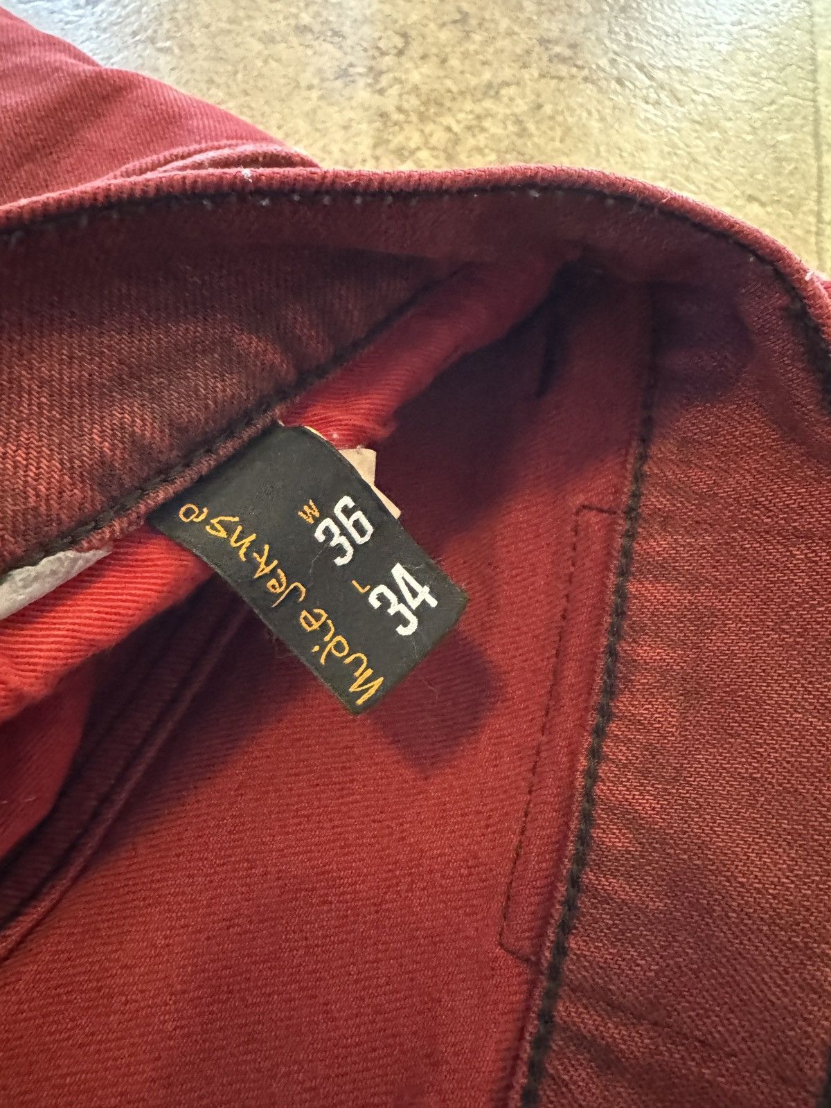 Nudie Jeans *RARE* Nudie Jeans Red over Blue size 36x34 Size US 36 / EU 52 - 5 Thumbnail