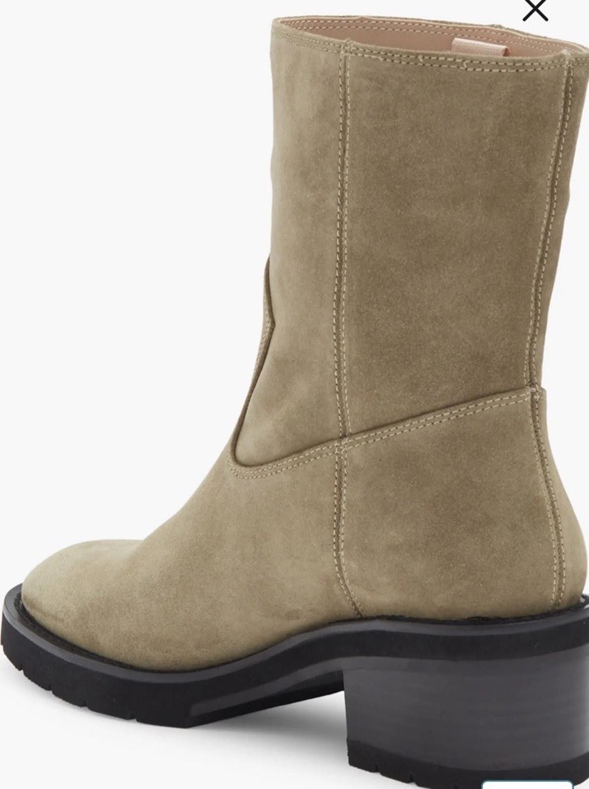 Stuart Weitzman NWT Stuart Weitzman Moto Bootie Tan Size 7.5 Retail $650 Size US 7.5 / IT 37.5 - 2 Thumbnail