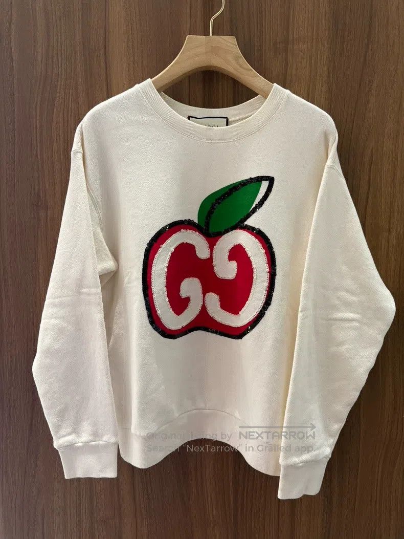 Gucci Gucci Apple logo sweatshirt Size US S / EU 44-46 / 1 - 1 Thumbnail
