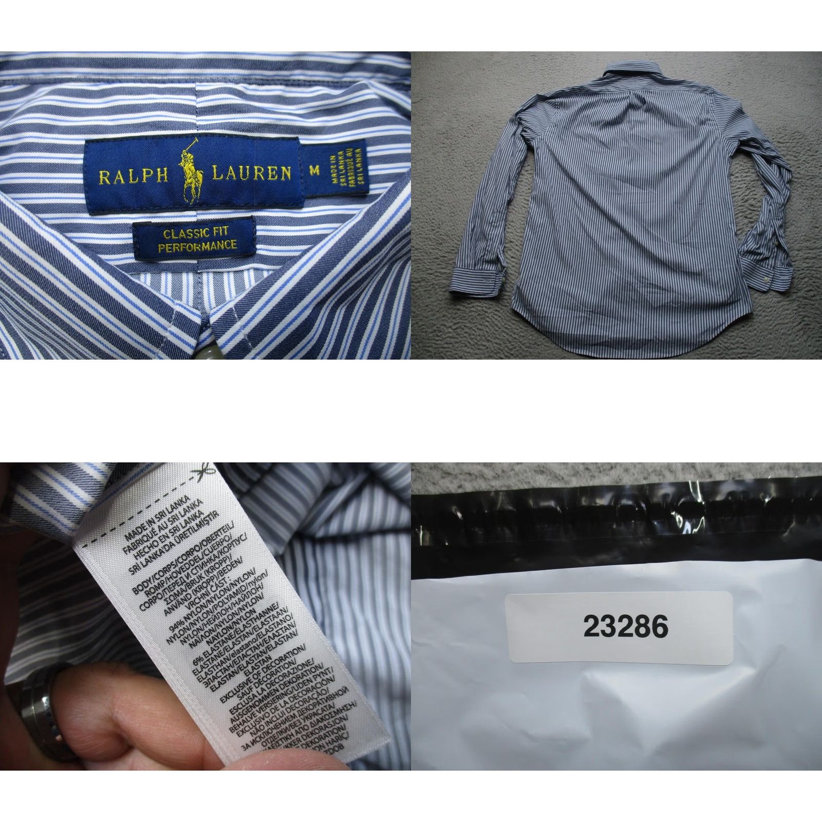 Ralph Lauren Ralph Lauren Shirt Mens M Blue Long Sleeve Button Up Classic Fit Performance Size US M / EU 48-50 / 2 - 8 Thumbnail