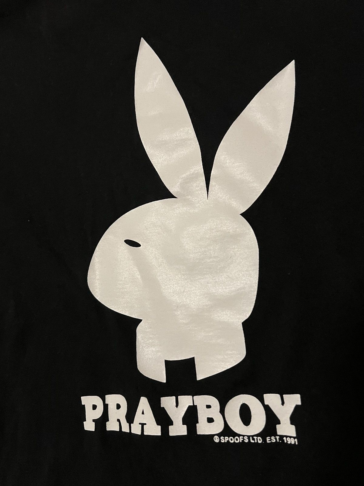 Vintage Vintage Spoofs Prayboy Playboy Bunny shirt size Large 1991 Size US L / EU 52-54 / 3 - 2 Thumbnail