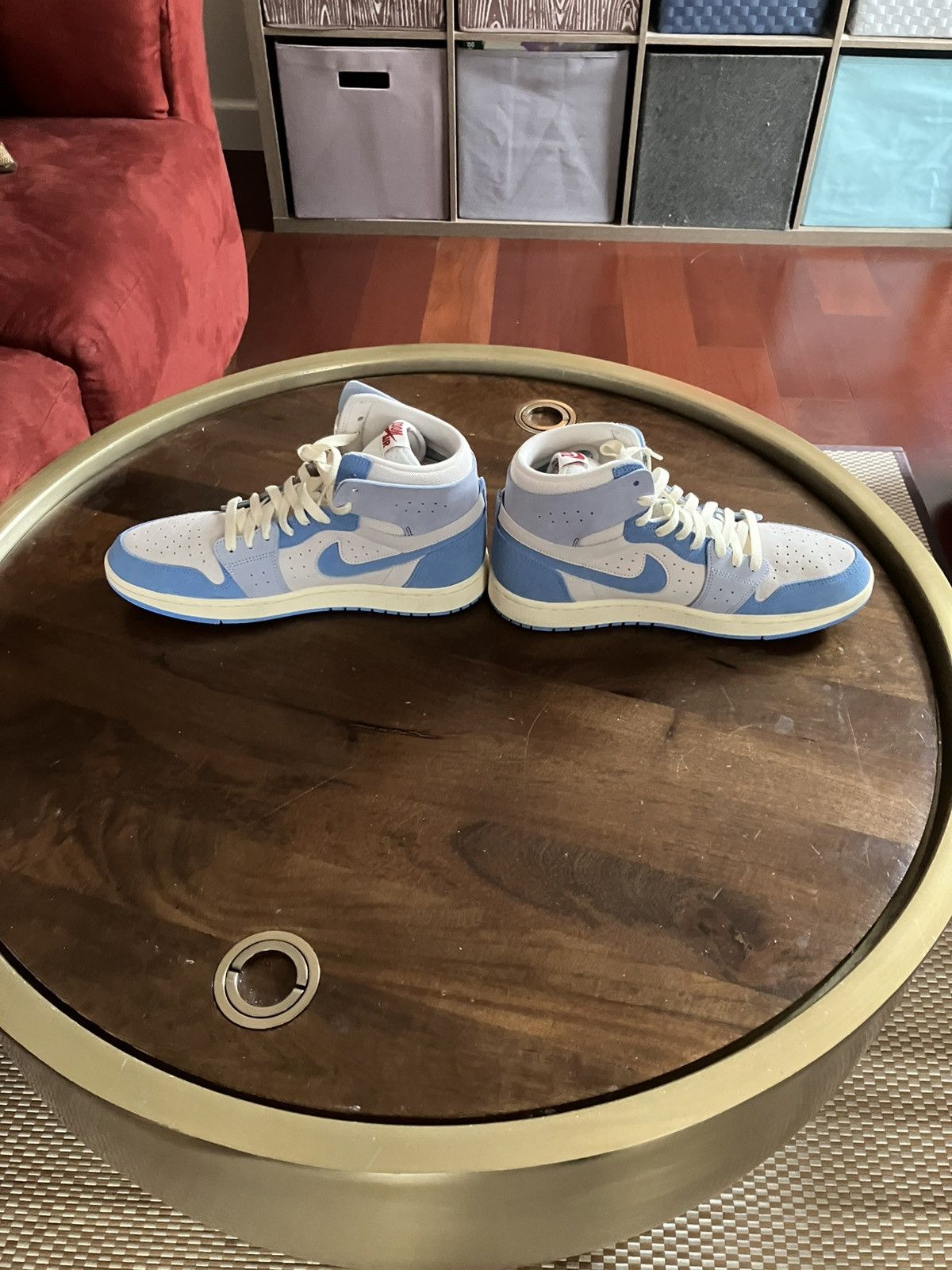 Jordan Brand Nike Women's Air Jordan 1 Zoom CMFT 'University Blue' Size US 11.5 / IT 41.5 - 3 Thumbnail
