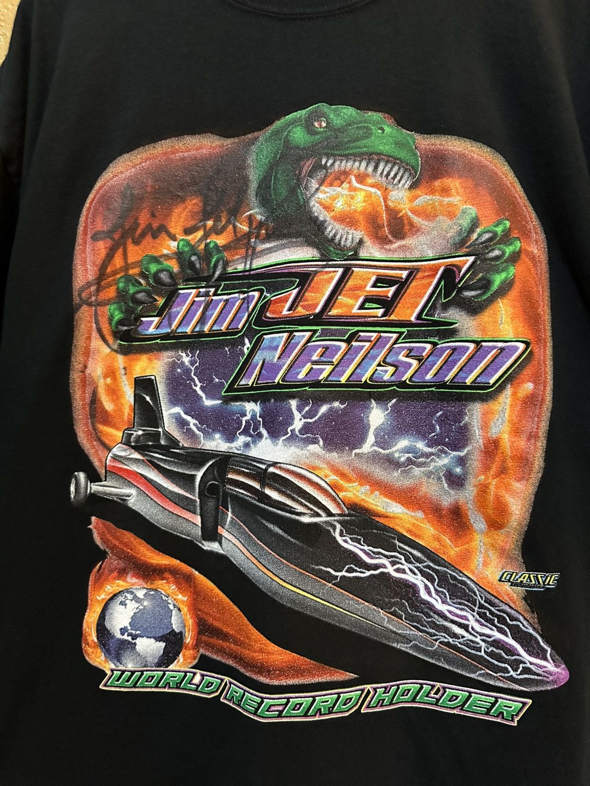 Vintage insane Vintage Flames Racing T Shirt XL Size US XL / EU 56 / 4 - 3 Thumbnail
