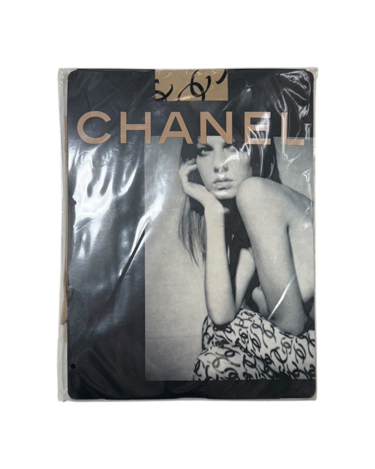 Chanel CHANEL Fall Winter 2000 Monogram CC Logo Tights Size 27" / US 4 / IT 40 - 1 Thumbnail