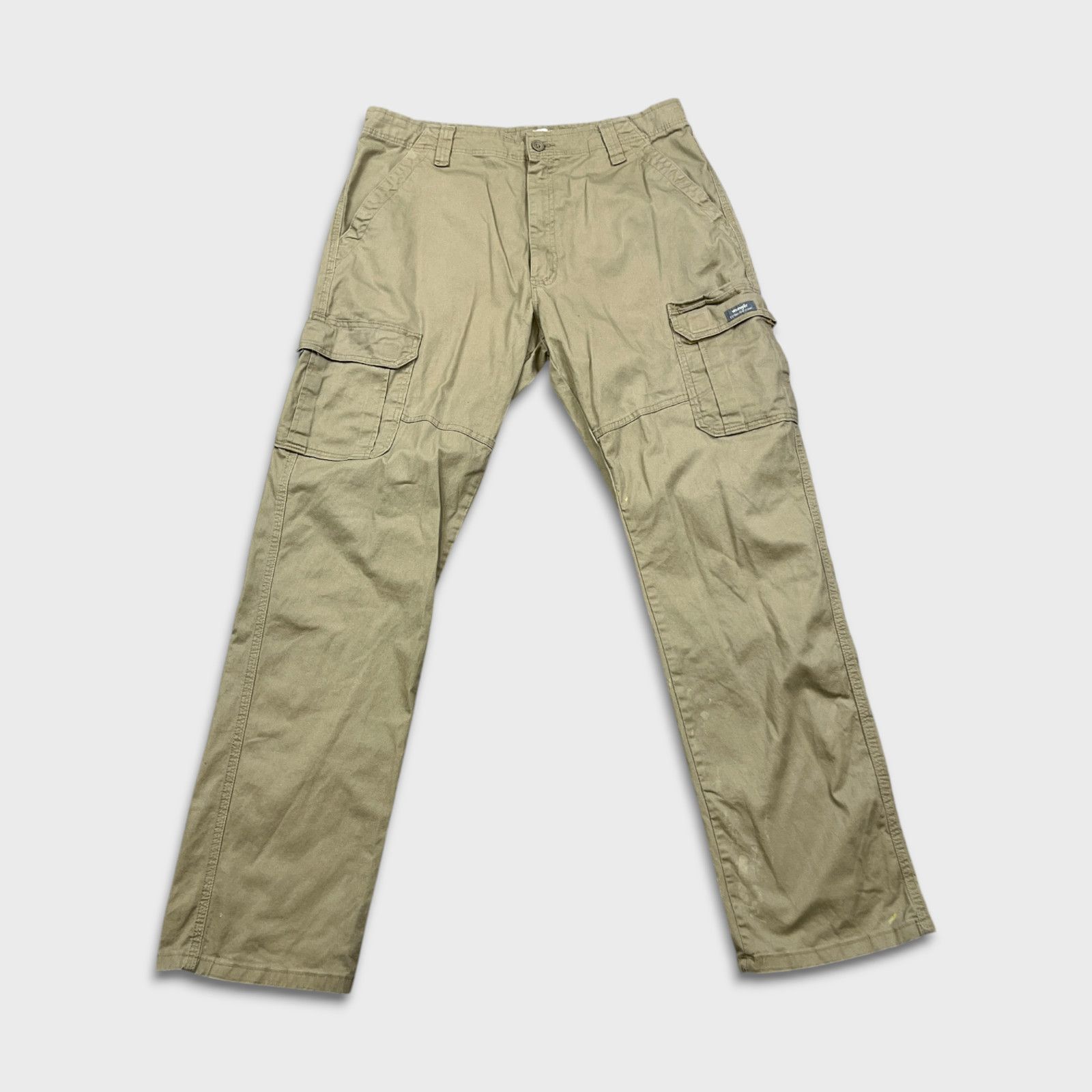 Vintage × Wrangler Wrangler Pants 36x34 Relaxed Casual Pocketed Cargo Trousers Size US 36 / EU 52 - 1 Thumbnail