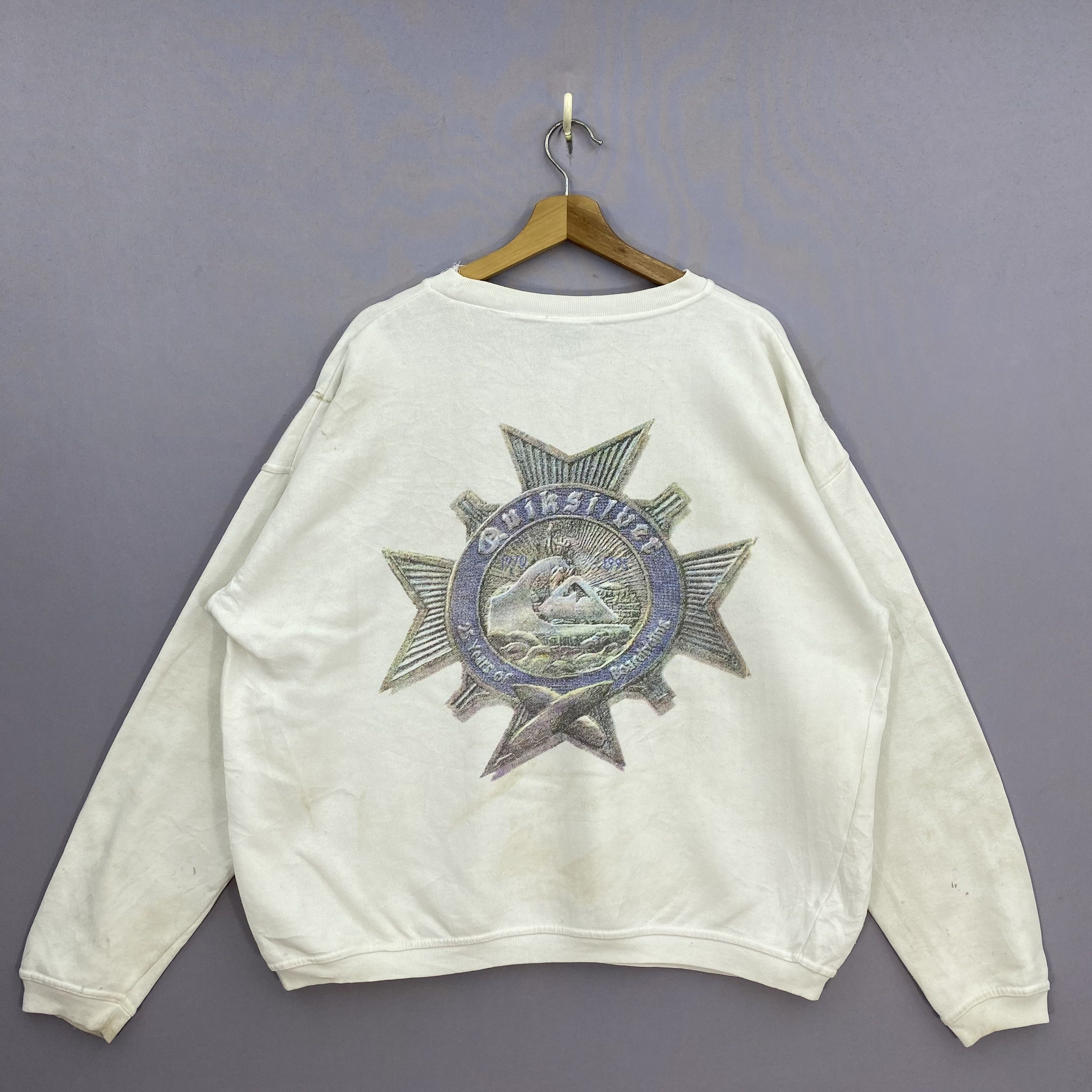 Quiksilver Vintage 90s Quiksilver 25 Years of Boardriding Sweatshirt Size US XL / EU 56 / 4 - 2 Thumbnail