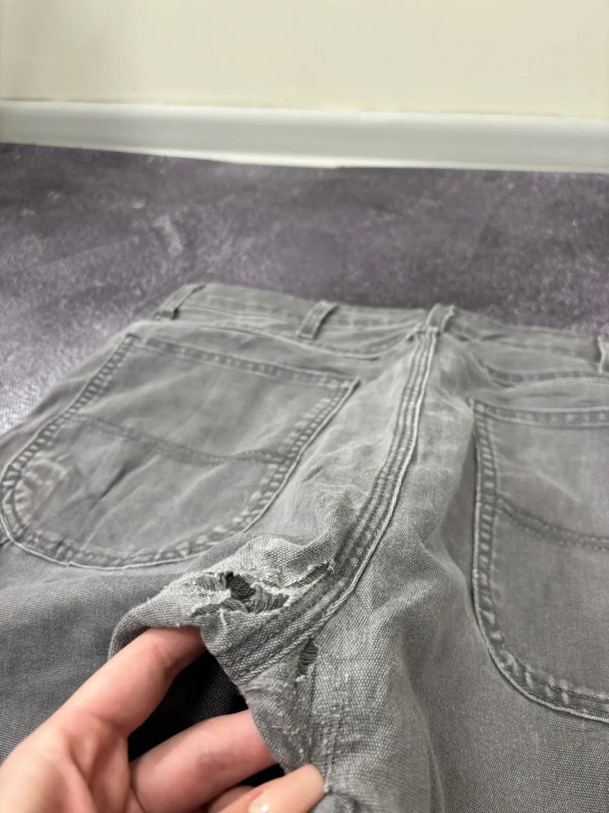 Dickies × Vintage Vintage Dickies USA Gray Work Hype Pants Jeans Size US 36 / EU 52 - 6 Thumbnail
