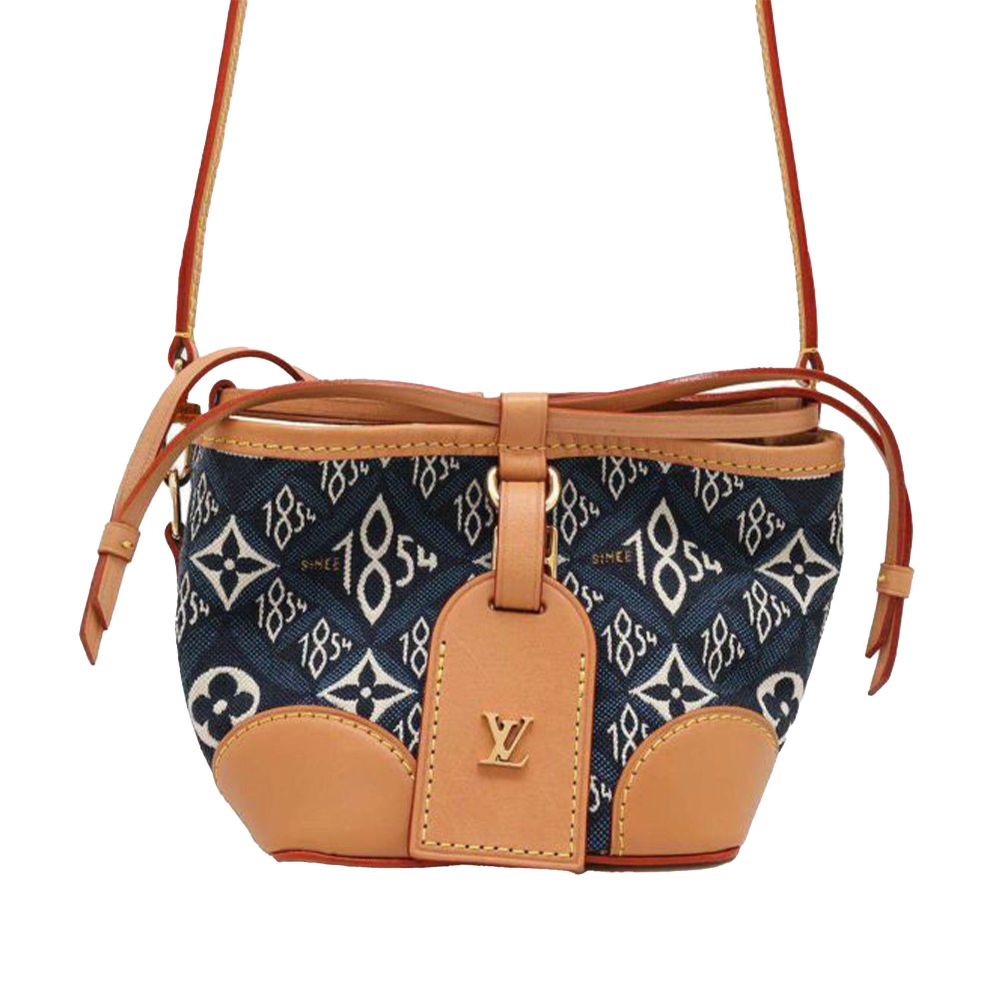 Louis Vuitton Louis Vuitton Monogram Jacquard Since 1854 Nano Noe Blue Size ONE SIZE - 1 Thumbnail