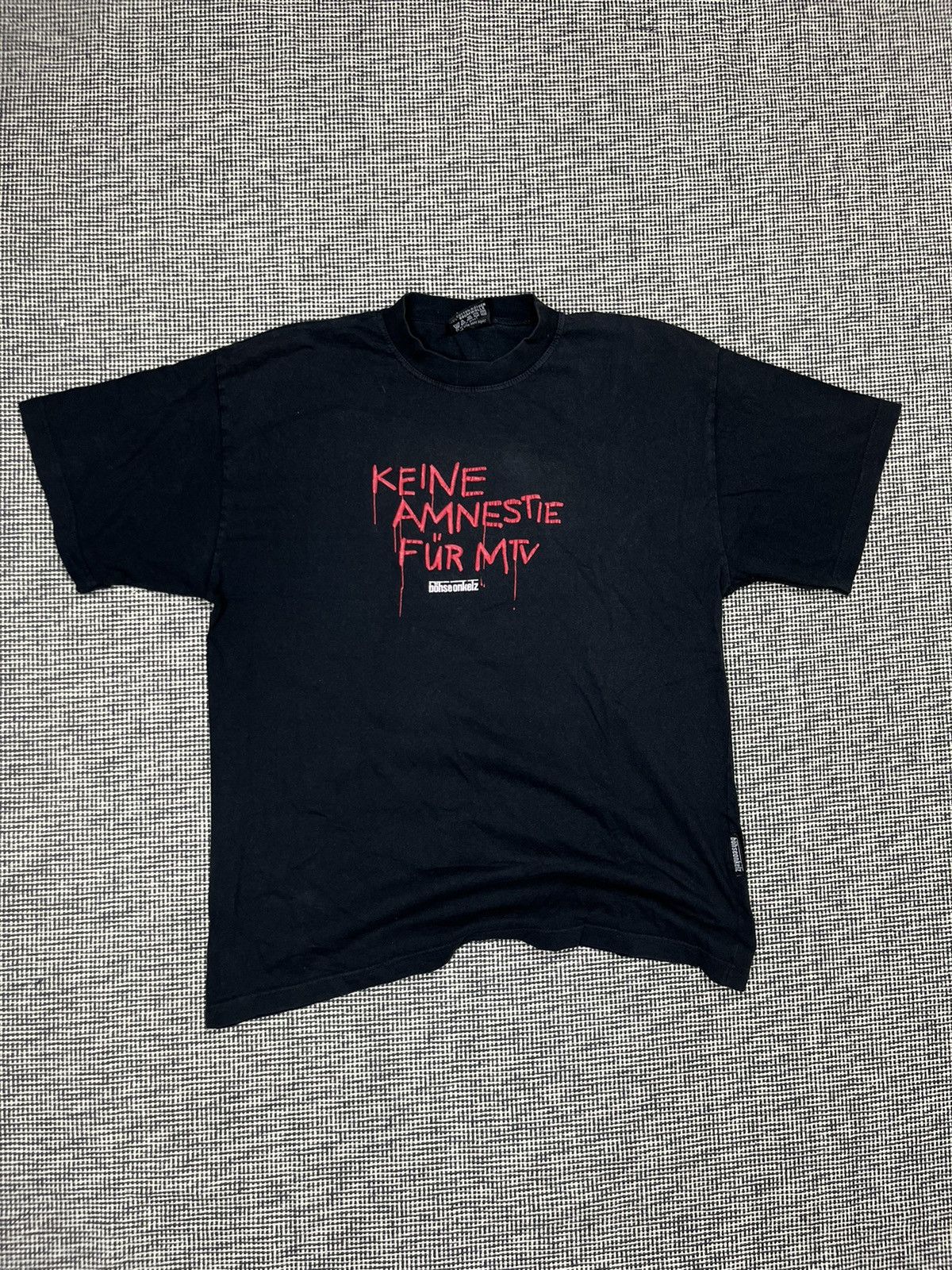 Band Tees × Vintage y2k vintage bohse onkelz keine amnestie fur mtv band tee Size US XL / EU 56 / 4 - 1 Thumbnail