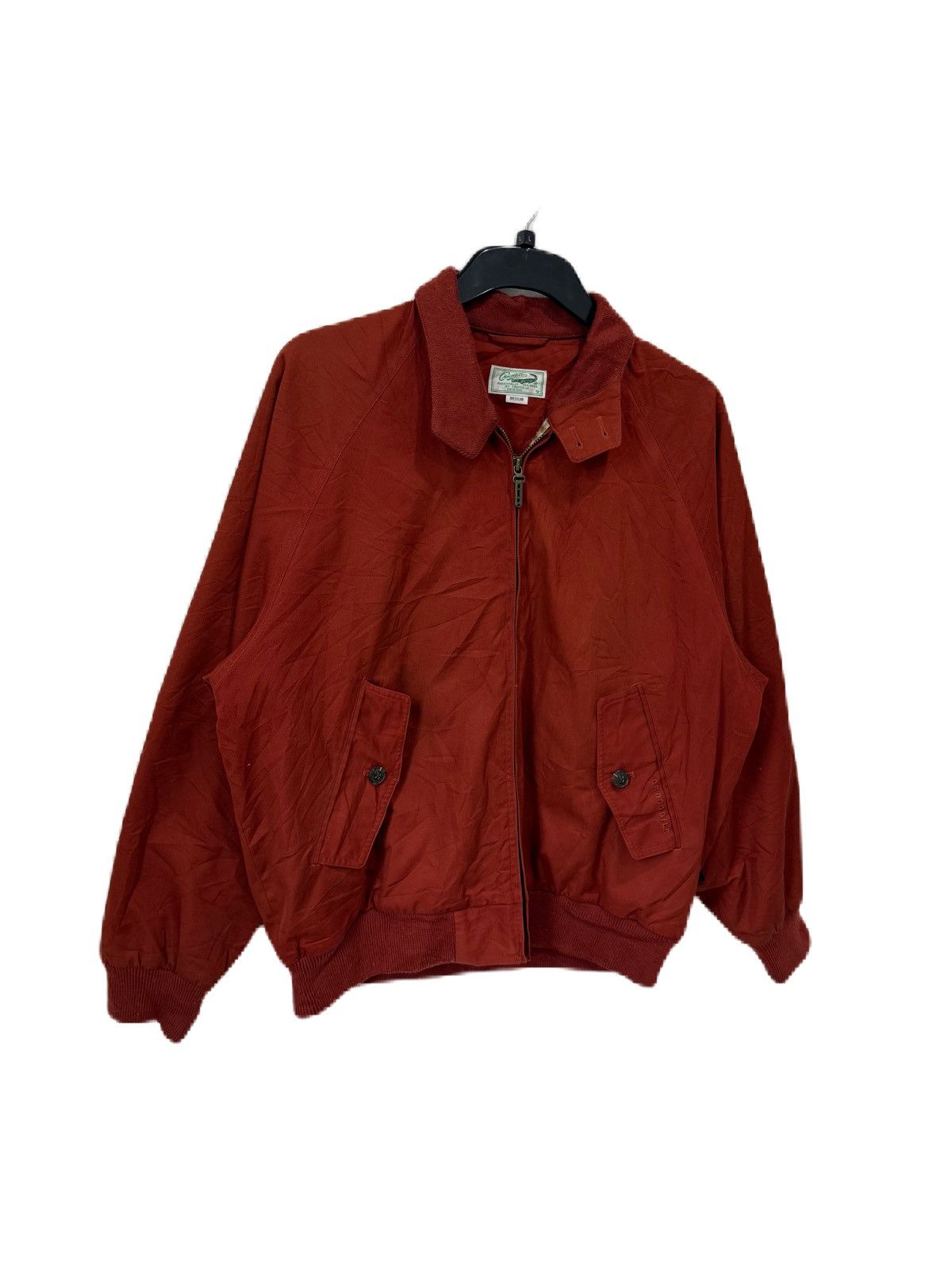 Japanese Brand Vintage Crocodile Bomber Jacket Baracuta Style Tartan Inner Size US M / EU 48-50 / 2 - 2 Thumbnail