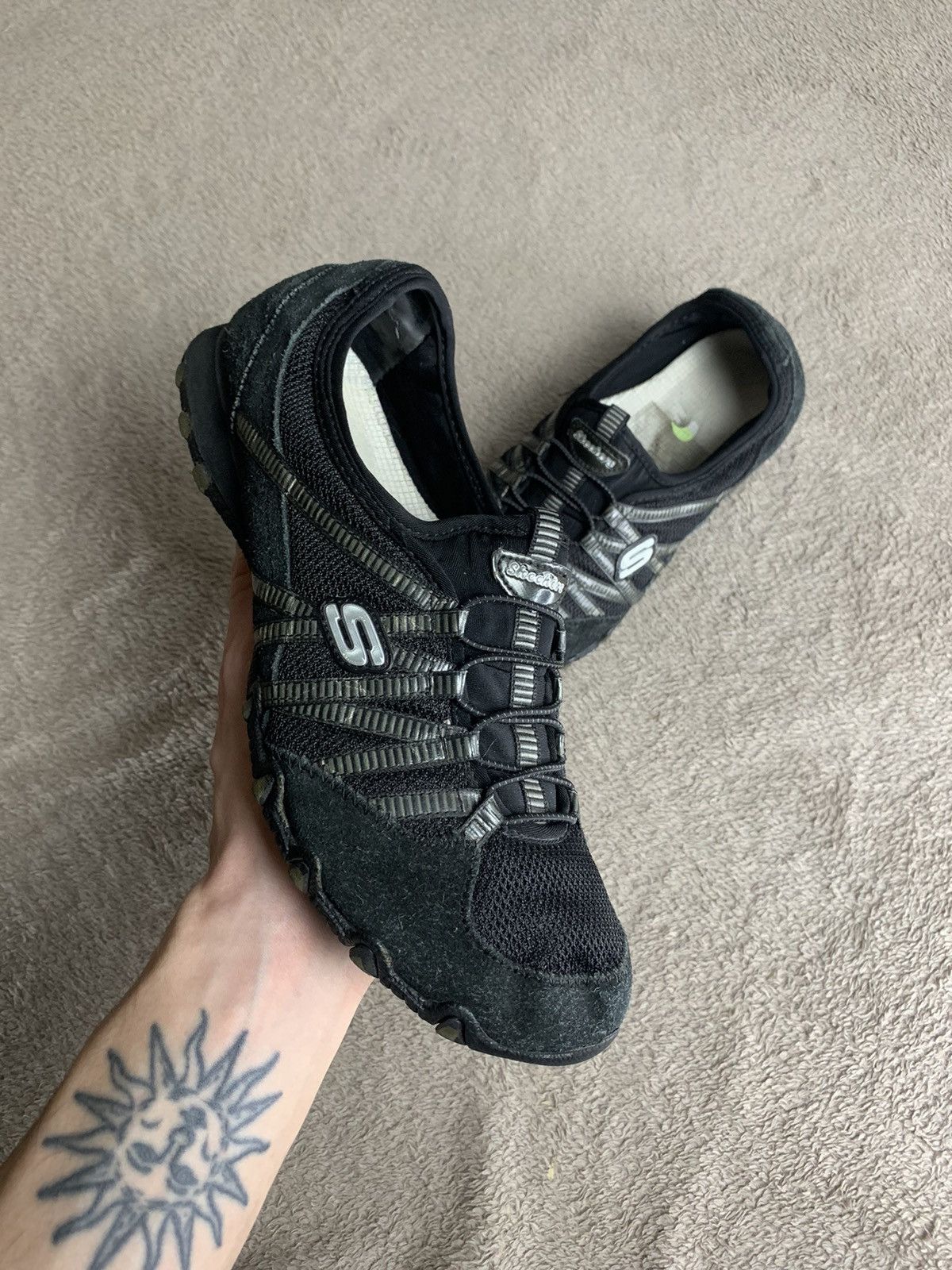 Japanese Brand × SKECHERS Y2K Skechers Faded Leather Shoes Yohji Yamamoto PumaVibe Size US 7 / EU 40 - 3 Thumbnail