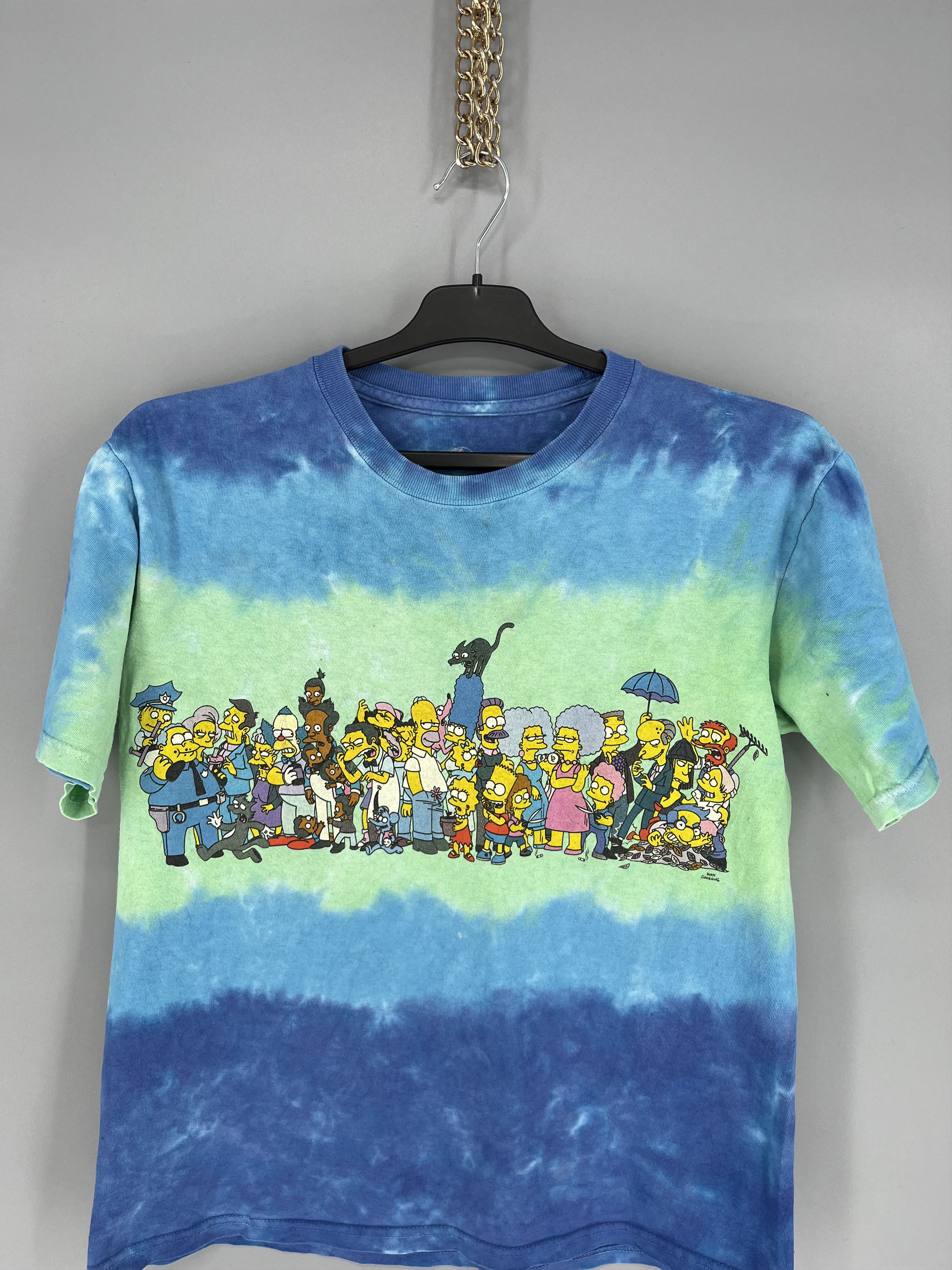 The Simpsons Vintage The Simpsons Tie Dye Tee T Shirt Cast Crew Men's Size US S / EU 44-46 / 1 - 6 Thumbnail