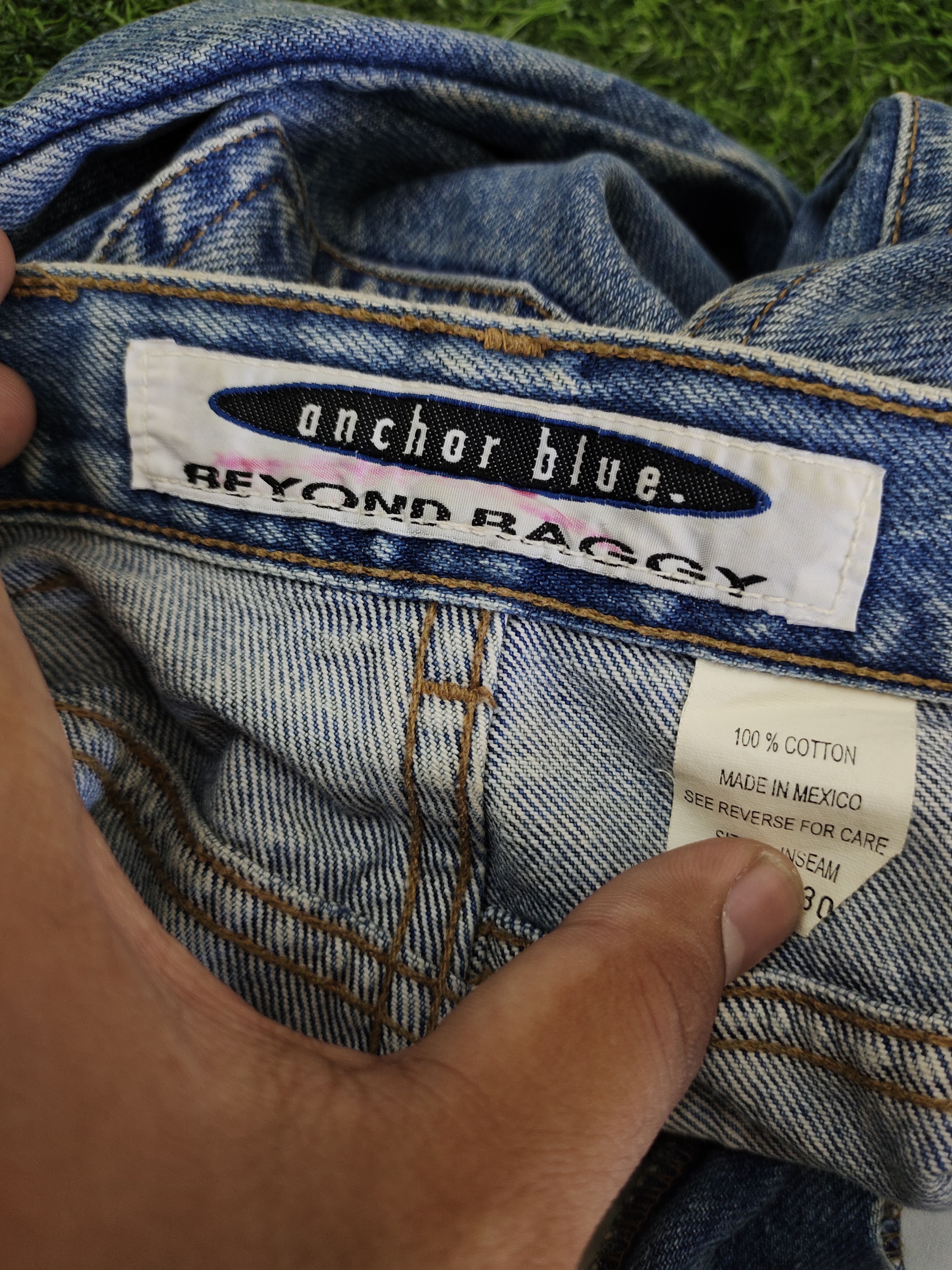 Anchor Blue Vintage Y2k Anchor Blue Beyond Baggy Denim Jeans Jnco Style Size US 30 / EU 46 - 16 Thumbnail