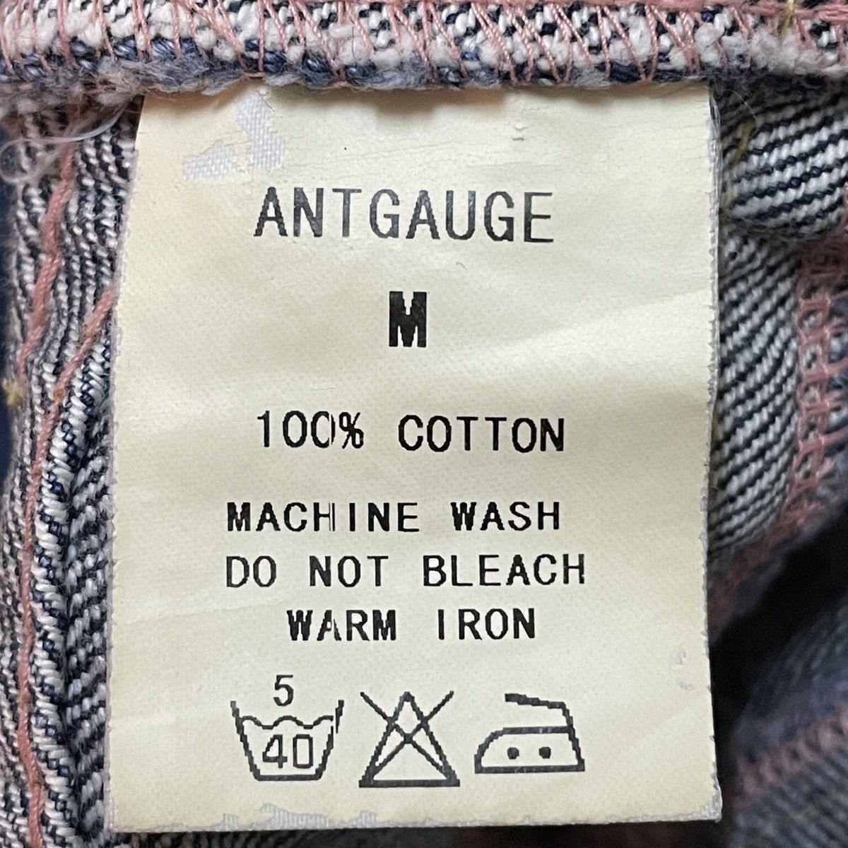 If Six Was Nine Rare Design Vintage Brand Antgauge Double Waist Jeans 1990s Size US 31 - 11 Thumbnail