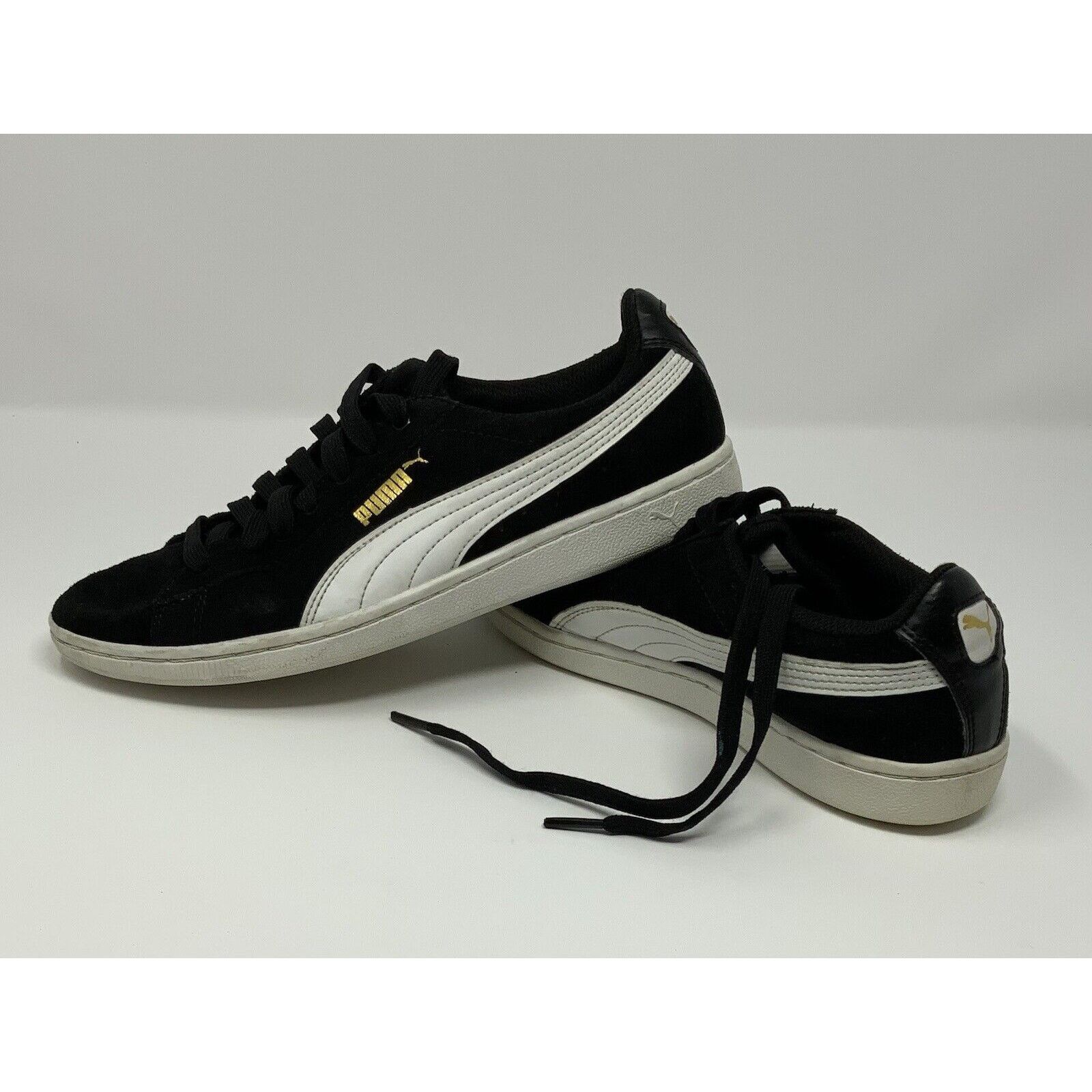Puma Puma Vikky Suede Black Womens US Size 8.5 Sneakers Size US 8.5 / IT 38.5 - 1 Thumbnail