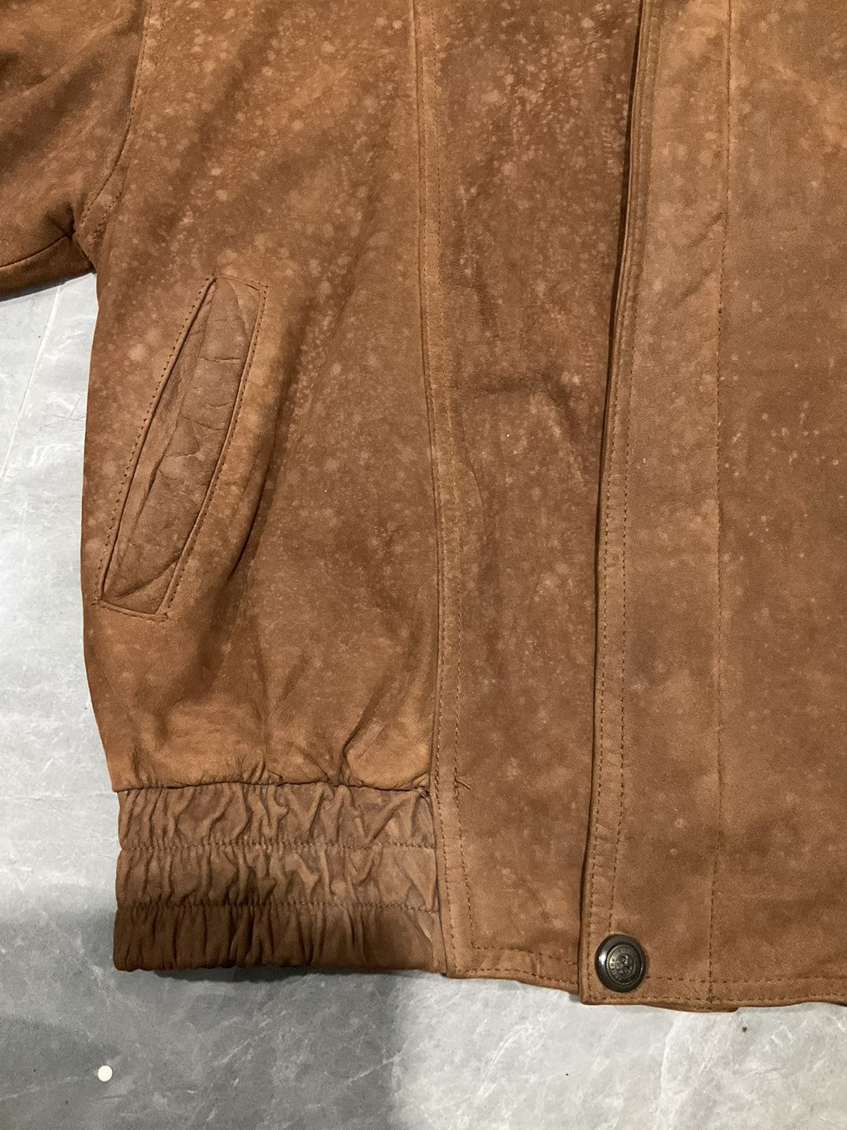 Vintage Italy Move and more Genuine Leather jacket mens Size US L / EU 52-54 / 3 - 6 Thumbnail