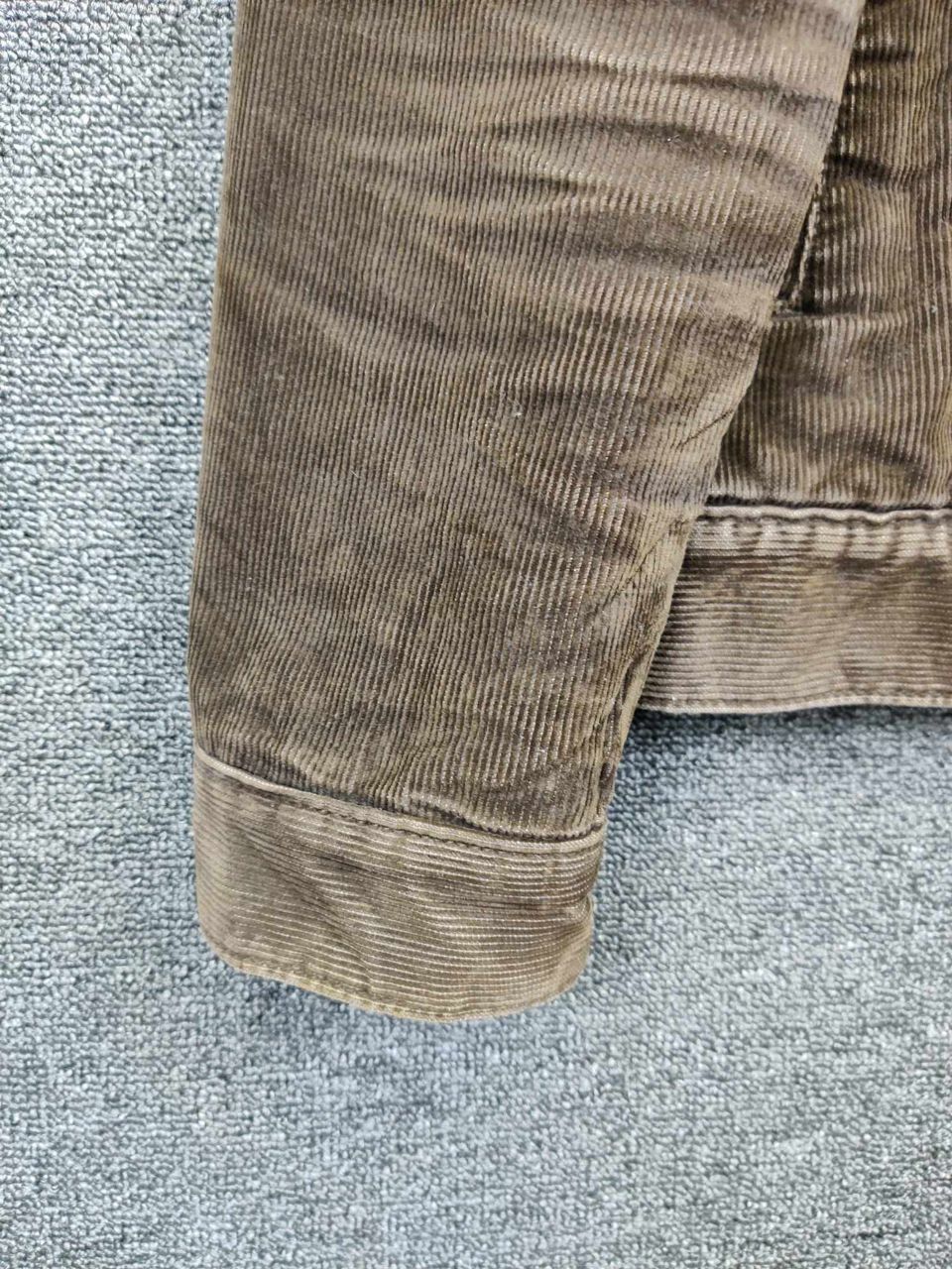 Edwin Vintage Edwin Corduroy Shearling Brown Trucker Jacket Size US M / EU 48-50 / 2 - 4 Thumbnail