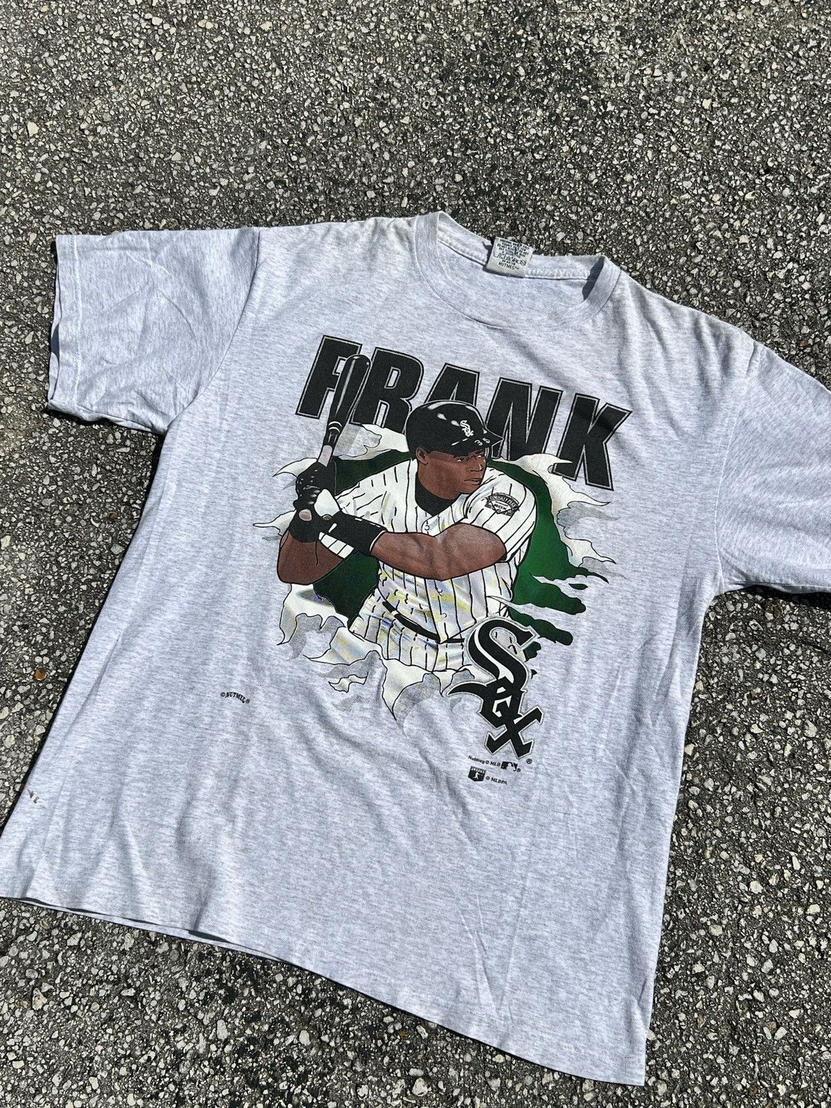 Nutmeg Nutmeg White Sox Frank Thomas T-shirt size-XL Size US XL / EU 56 / 4 - 2 Thumbnail