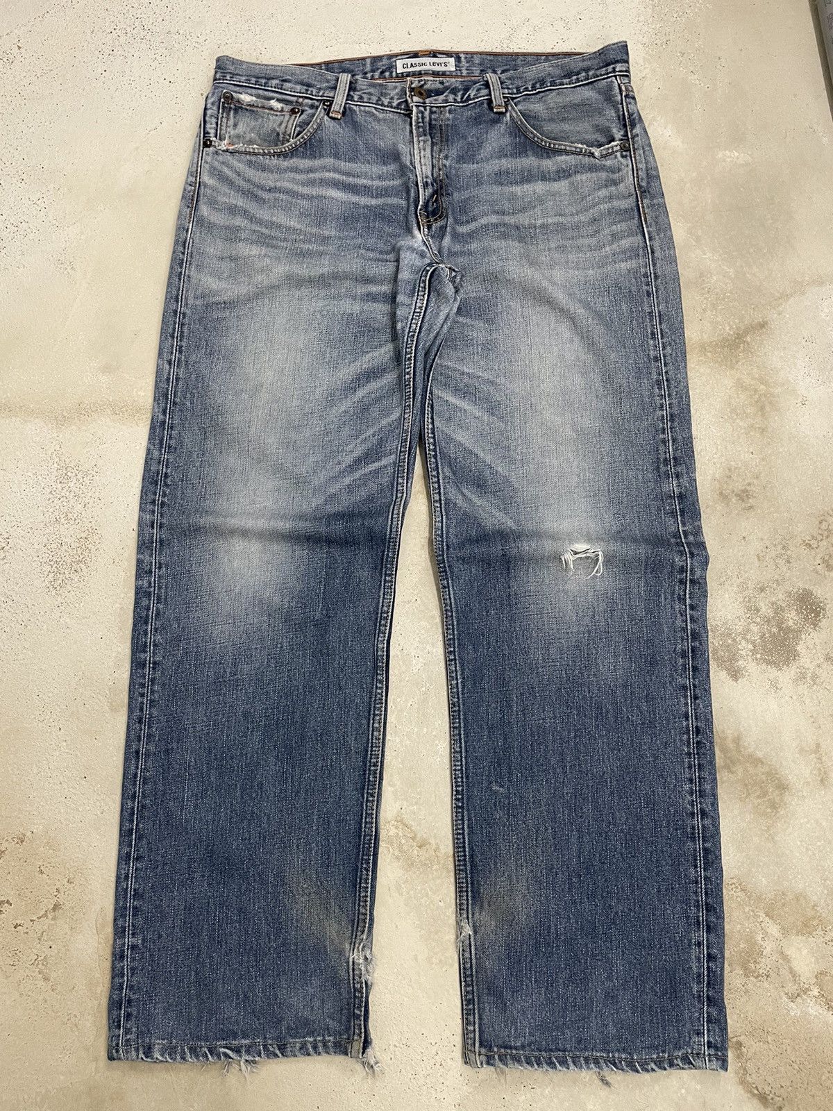 Levi's Levis 503 Classic Levi’s 00’s Production Distressed Denim Size US 37 - 3 Thumbnail