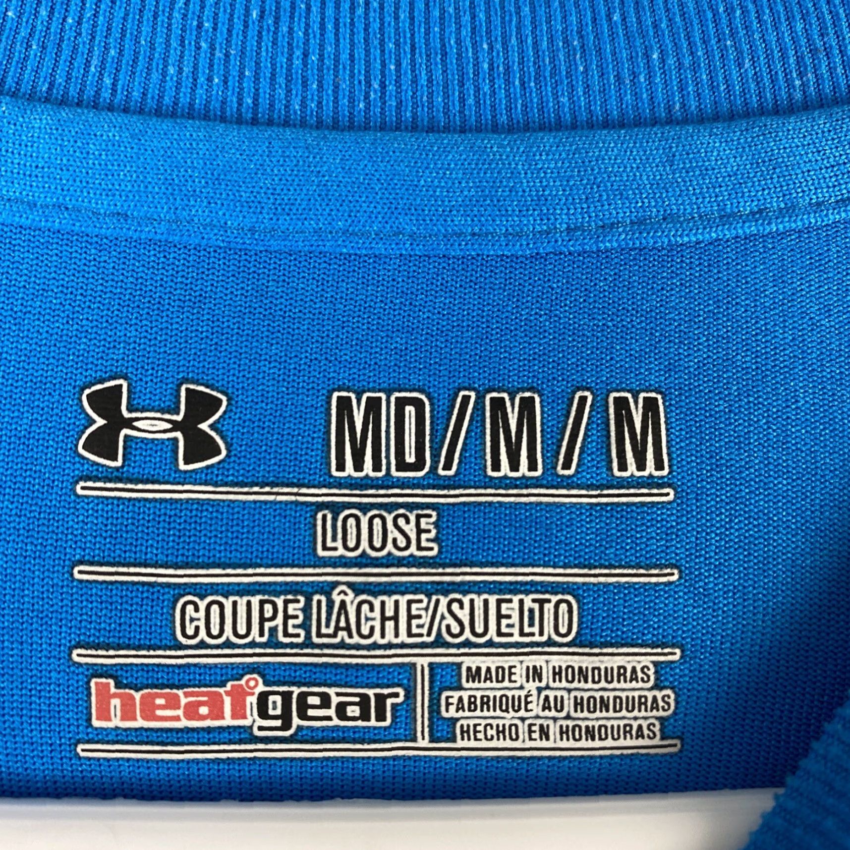 Under Armour Under Armour Loose Heatgear Athletic Blue Pullover T-Shirt Men's M / 44-33 Color Blue Short Sleeve Regular Fit Sports Performance Shirt Size US M / EU 48-50 / 2 - 4 Thumbnail