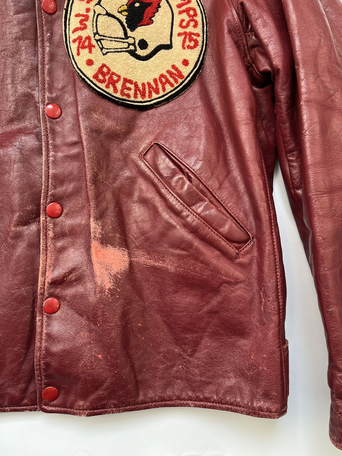 Other Vintage 70’s leather varsity jacket Size US M / EU 48-50 / 2 - 6 Thumbnail