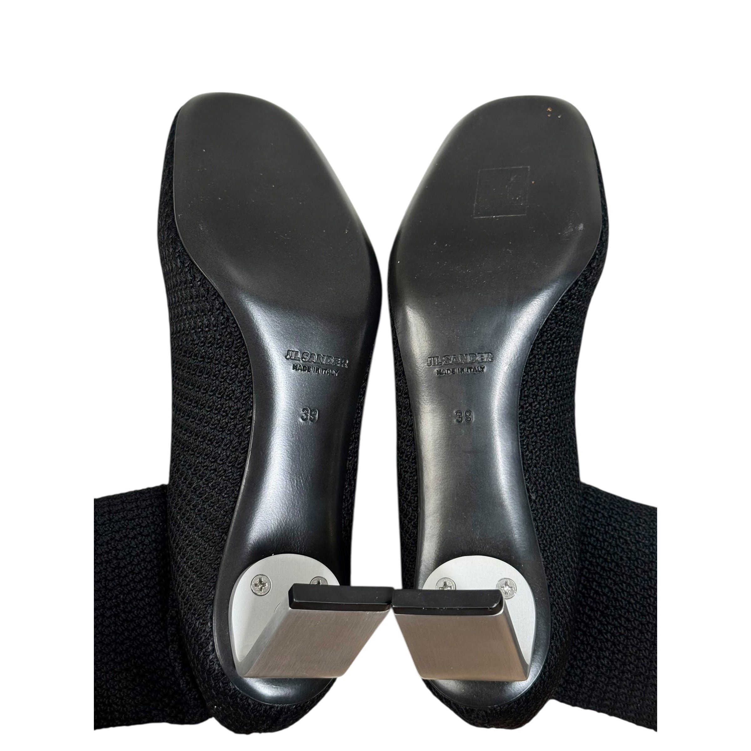 Jil Sander JIL SANDER FW19 Knit Sock Heeled Boots Size US 9 / IT 39 - 9 Thumbnail