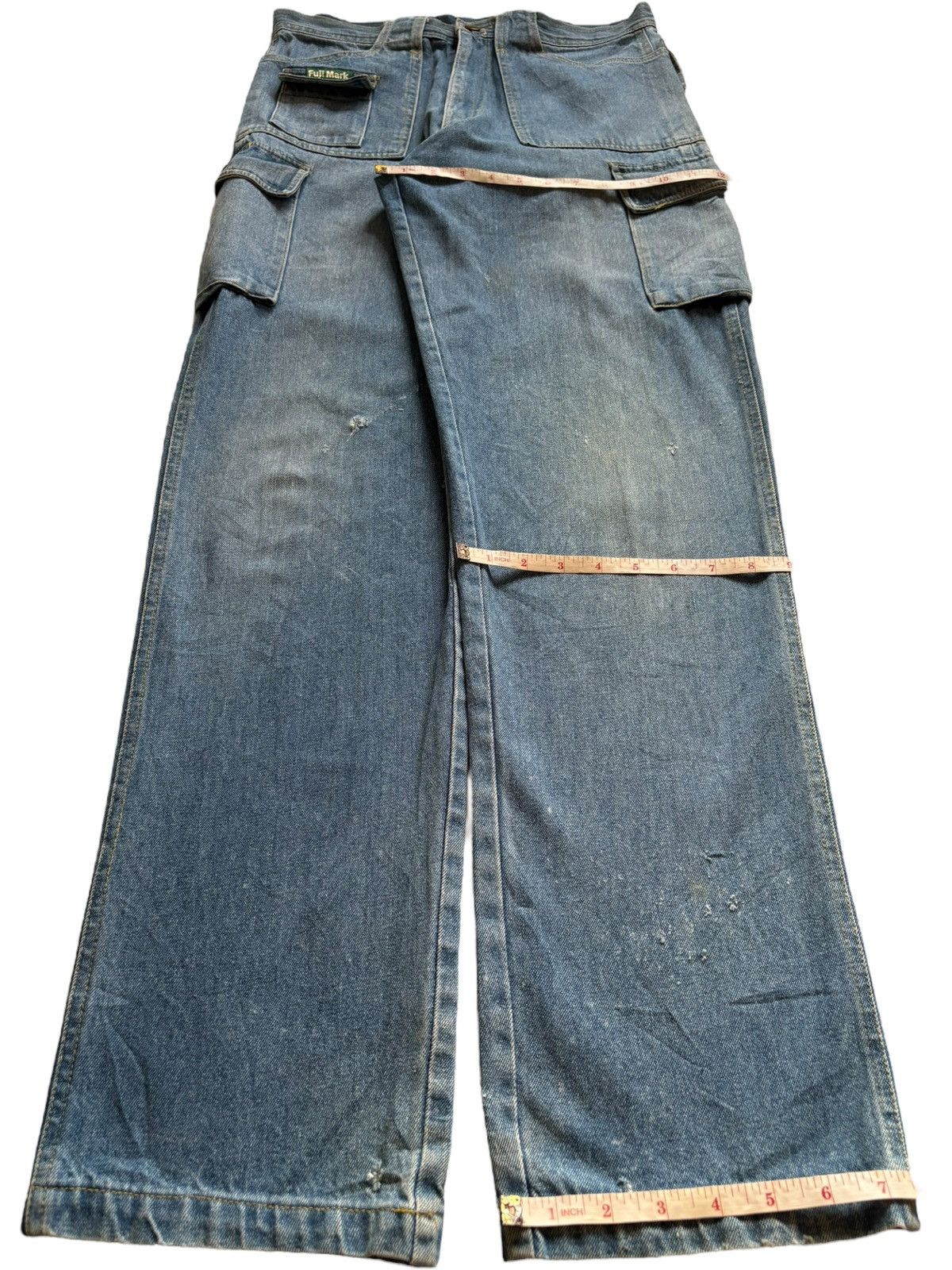 Japanese Brand Vintage Japanese Brand Mud Wash Cargo Bush Pant Jeans Size US 31 - 14 Thumbnail