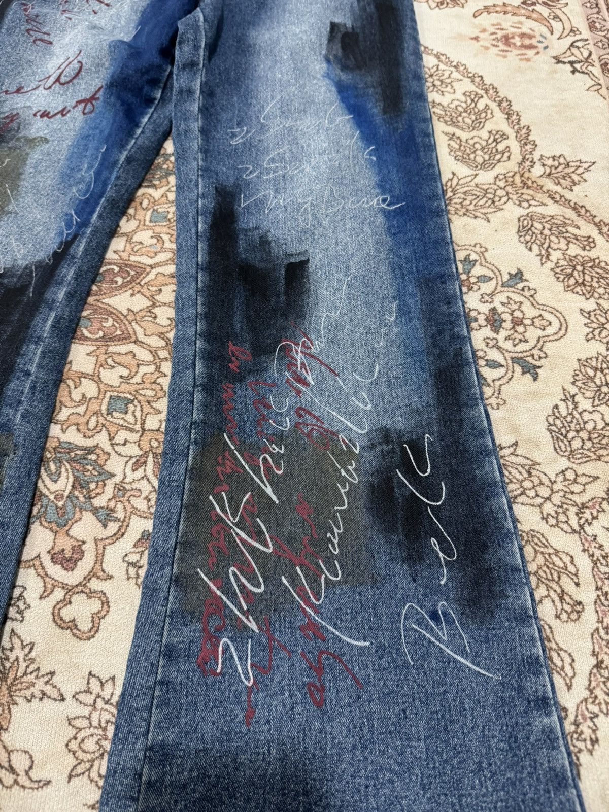 Japanese Brand × Vintage Vintage HJ jeans Bootcut Art Jeans Size US 28 / EU 44 - 5 Thumbnail