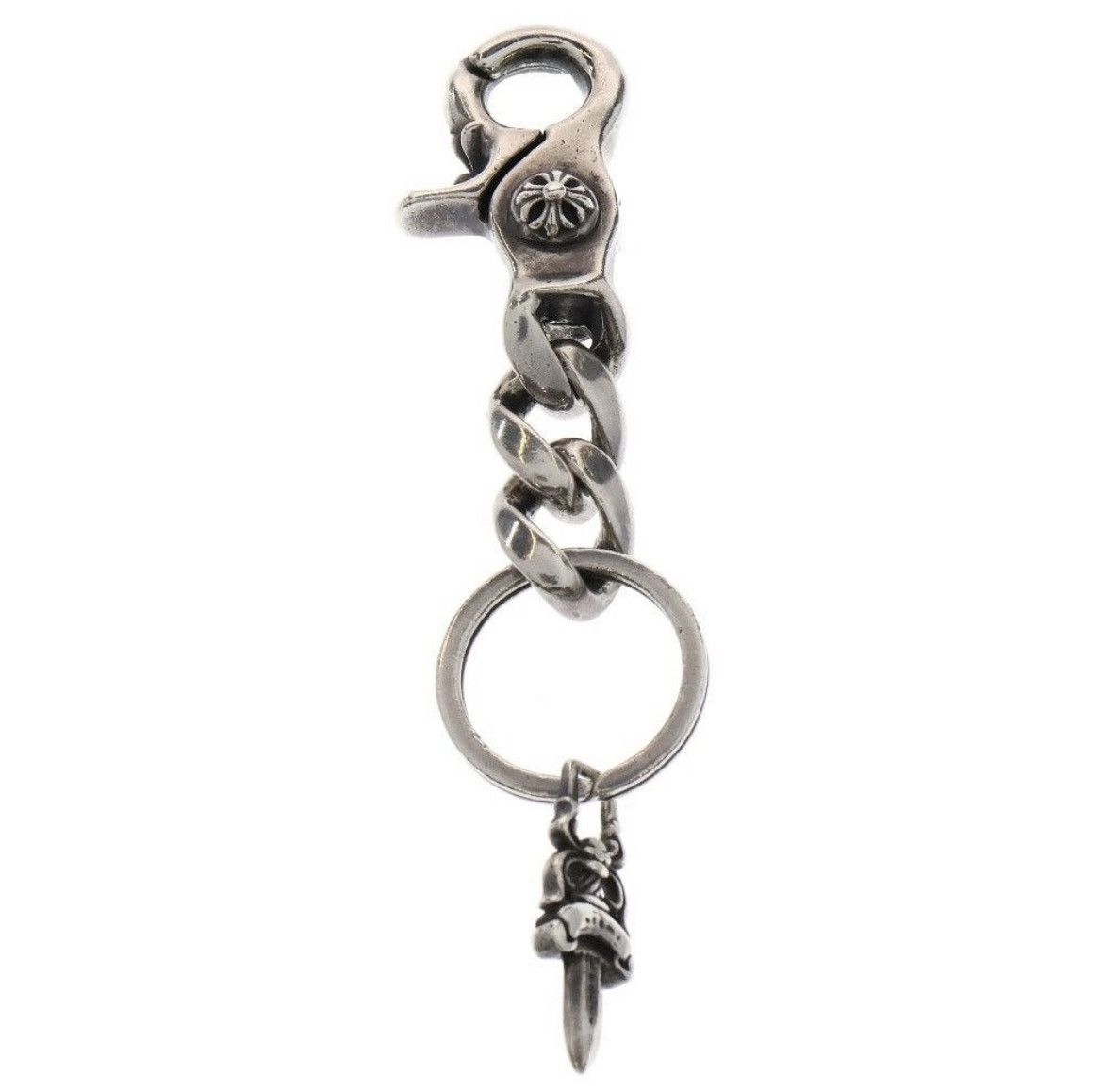 Chrome Hearts Chrome Hearts Classic Link Keychain Silver Size ONE SIZE - 1 Thumbnail