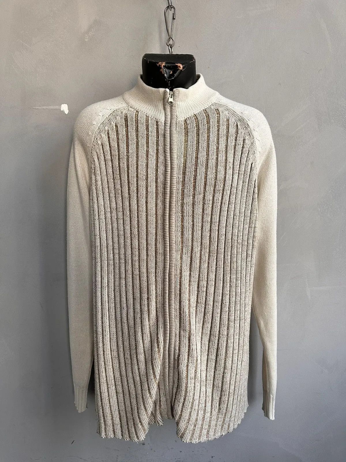 14th Addiction Vintage Beige Sweater Dolce Gabbana Style Streetwear Y2K Size US L / EU 52-54 / 3 - 1 Thumbnail