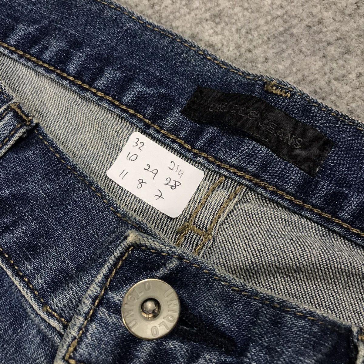 Japanese Brand × Jun Takahashi × Uniqlo Denim distressed Uniqlo design japan pants Size US 32 / EU 48 - 15 Thumbnail