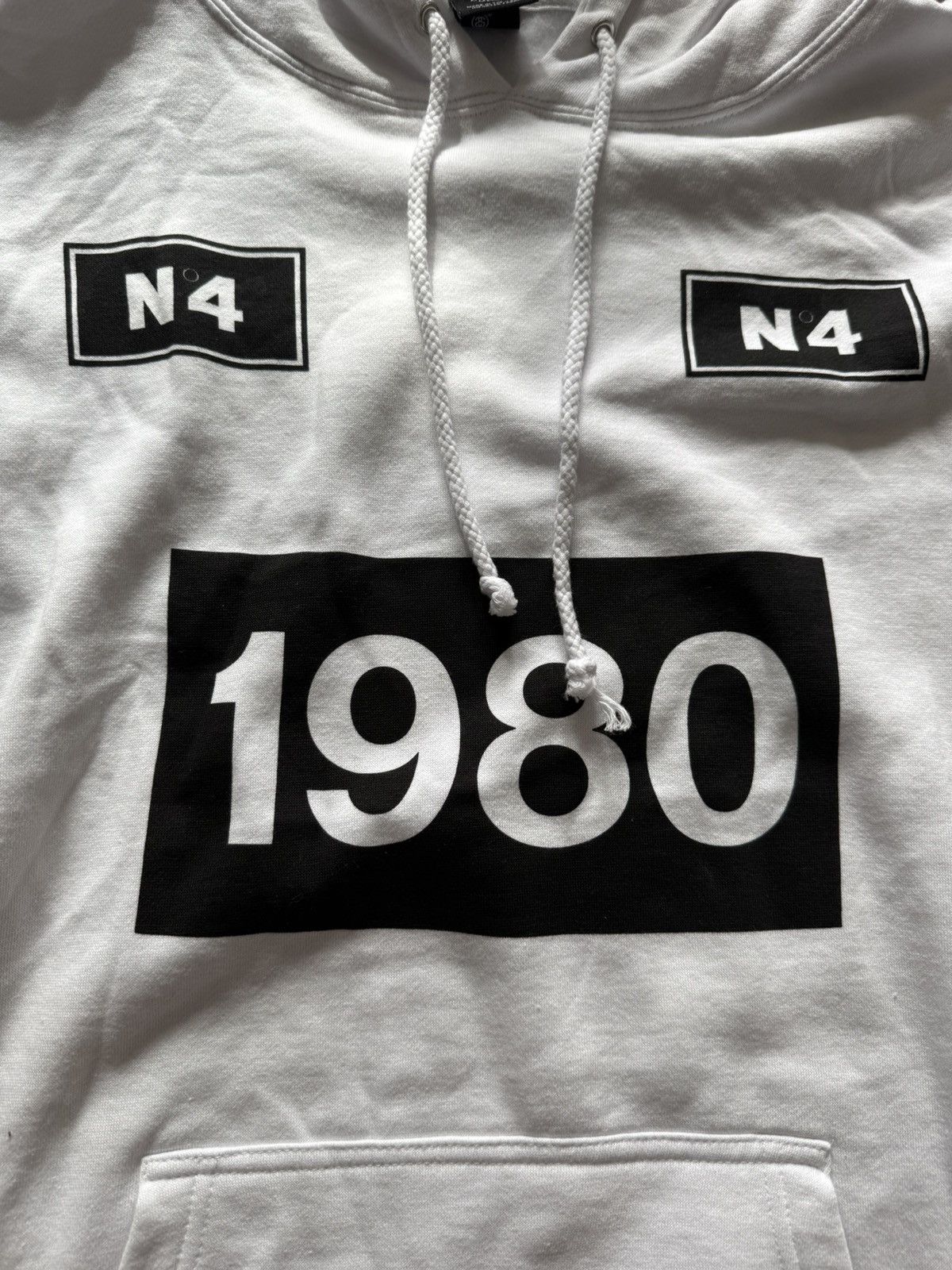 Stussy Stüssy 1980 Hoodie White Size XL – N4 Graphic Size US XL / EU 56 / 4 - 2 Thumbnail