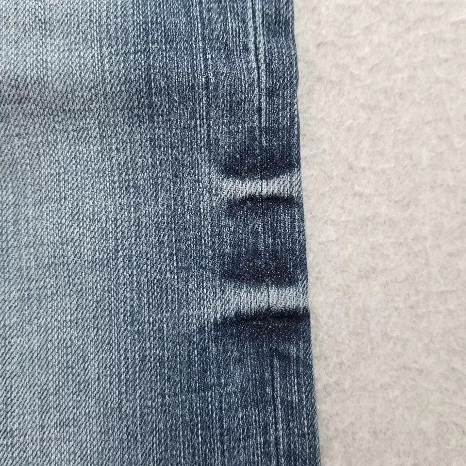 Bebe Bebe Jeans Womens 27x28 Denim Flared Low Rise Rhinestones Size 27" / US 4 / IT 40 - 4 Thumbnail