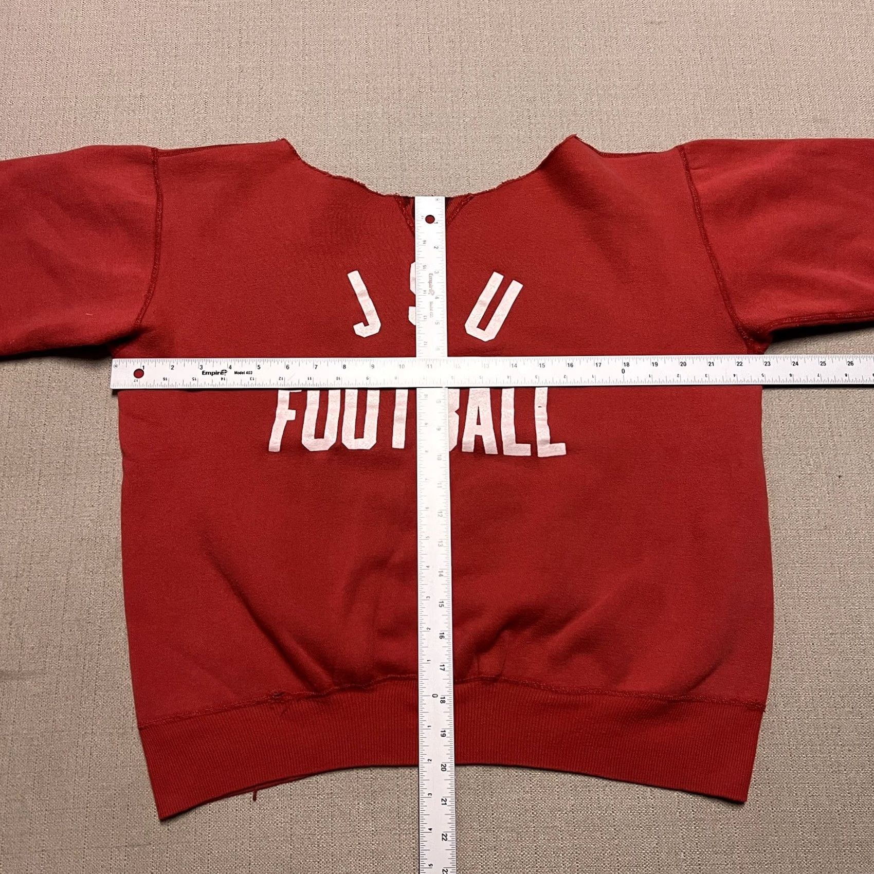 Vintage VINTAGE Sweatshirt Mens XL Red 90s Sports Football Gamecocks Graphic Print Pullover Size US XL / EU 56 / 4 - 3 Thumbnail