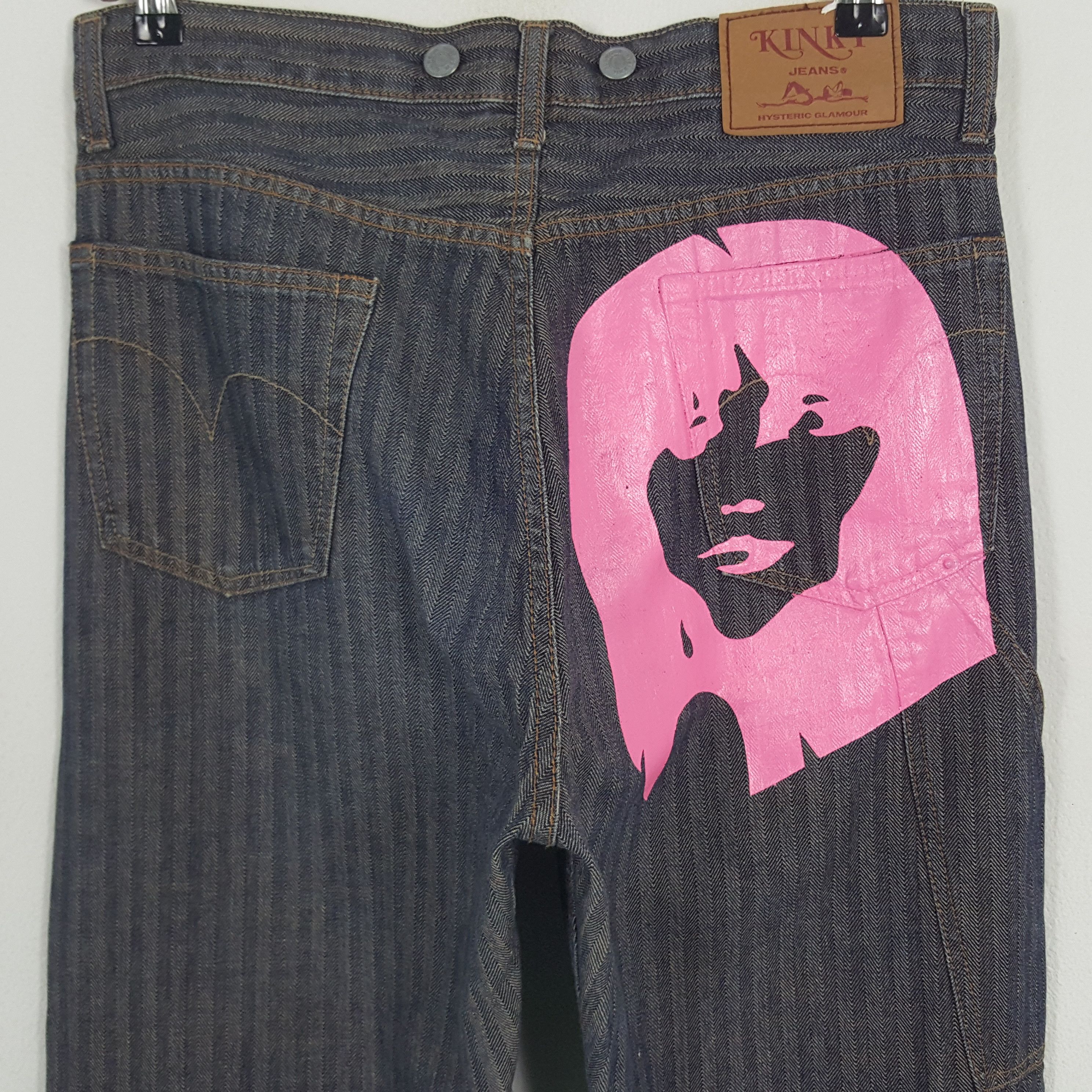 Hysteric Glamour Vintage Hysteric Glamour Japanese Brand Stripe Baggy Pants Size US 31 - 2 Thumbnail