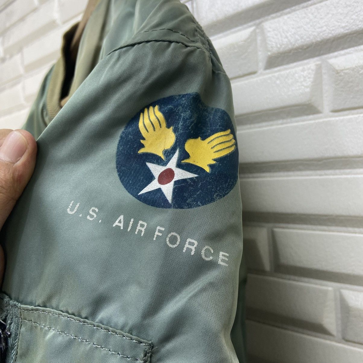 Alpha Industries Vintage MA 1 Alpha Industries US Air Force Bomber Jacket Size US L / EU 52-54 / 3 - 4 Thumbnail