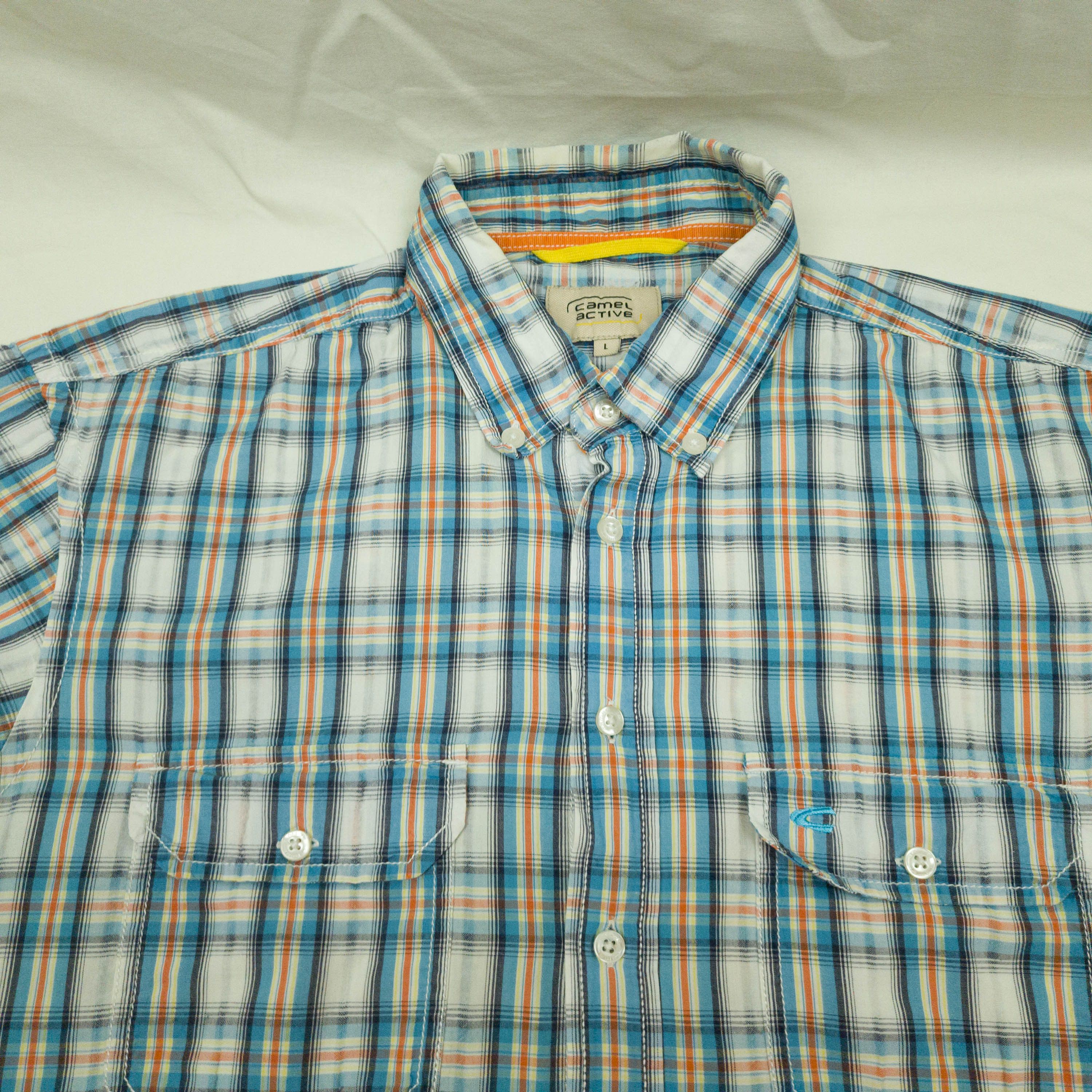 camel active CAMEL ACTIVE SHIRT SHORT SLEEVE COTTON SIZE L VGC Size US L / EU 52-54 / 3 - 4 Thumbnail