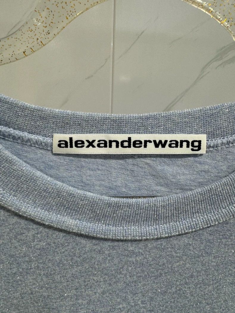 Alexander Wang Alexander Wang Peacock Blue Logo Sweatshirt- Size US M / EU 48-50 / 2 - 3 Thumbnail