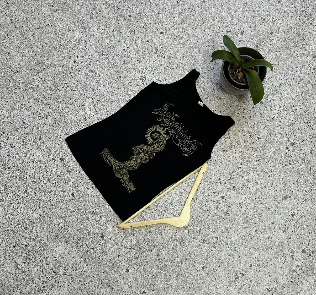 Band Tees × Vintage Vintage 2000s Behemoth I Believe In Satan T-Shirt Size M / US 6-8 / IT 42-44 - 1 Thumbnail