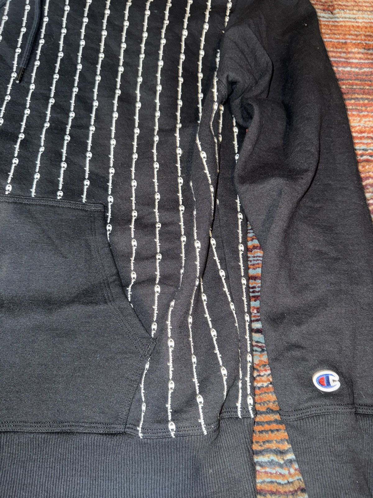 Champion Champion powerblend all over logo hoodie Size US L / EU 52-54 / 3 - 2 Thumbnail