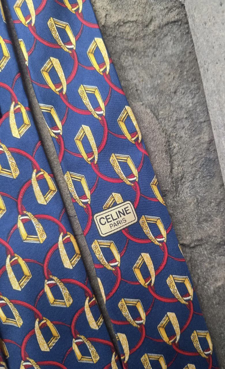 Celine Celine vintage striped silk tie Size ONE SIZE - 2 Thumbnail