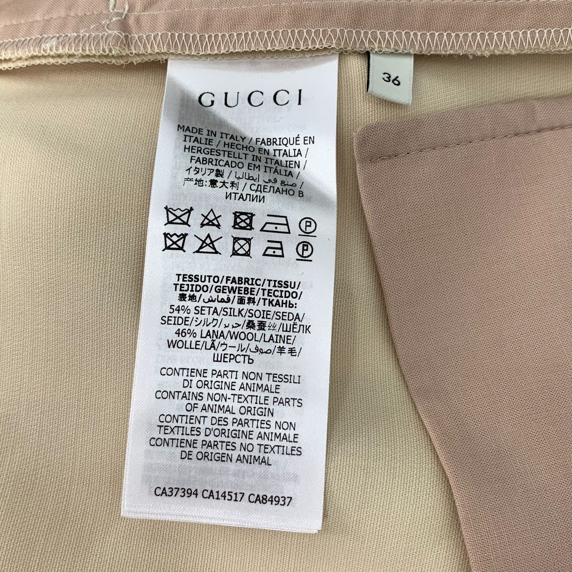 Gucci Gucci Beige Mulberry Silk Casual Suit Trousers (Size 36 XS) Size 38" / US 16 / IT 52 - 3 Thumbnail