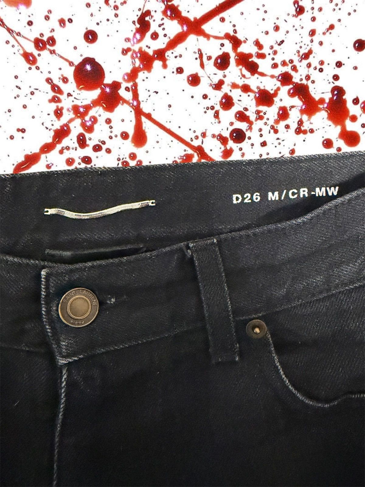 Saint Laurent Paris Saint Laurent D26 Denim Size US 29 - 3 Thumbnail