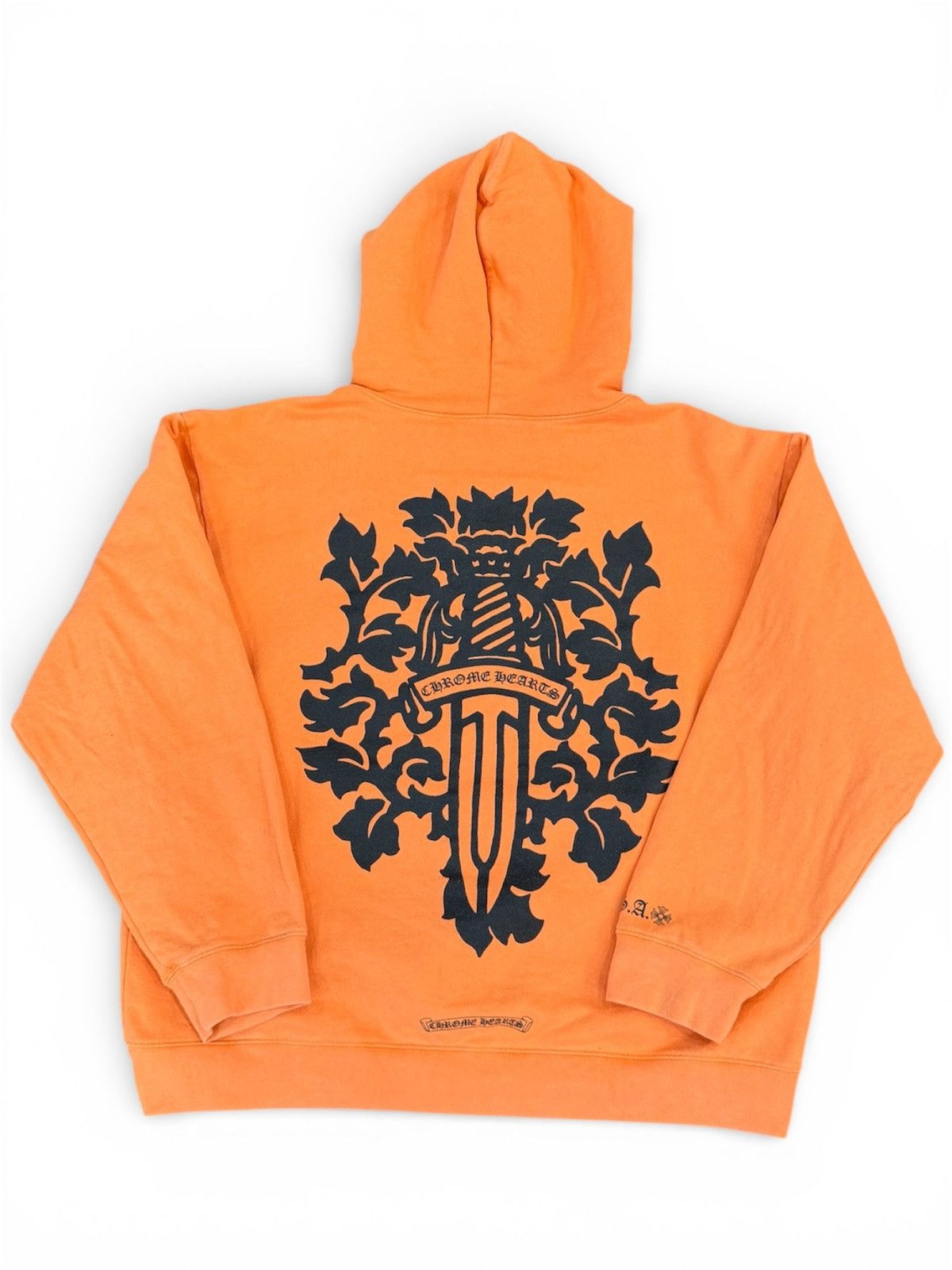 Chrome Hearts Chrome Hearts Orange Dagger Hoodie Size US XXL / EU 58 / 5 - 1 Thumbnail