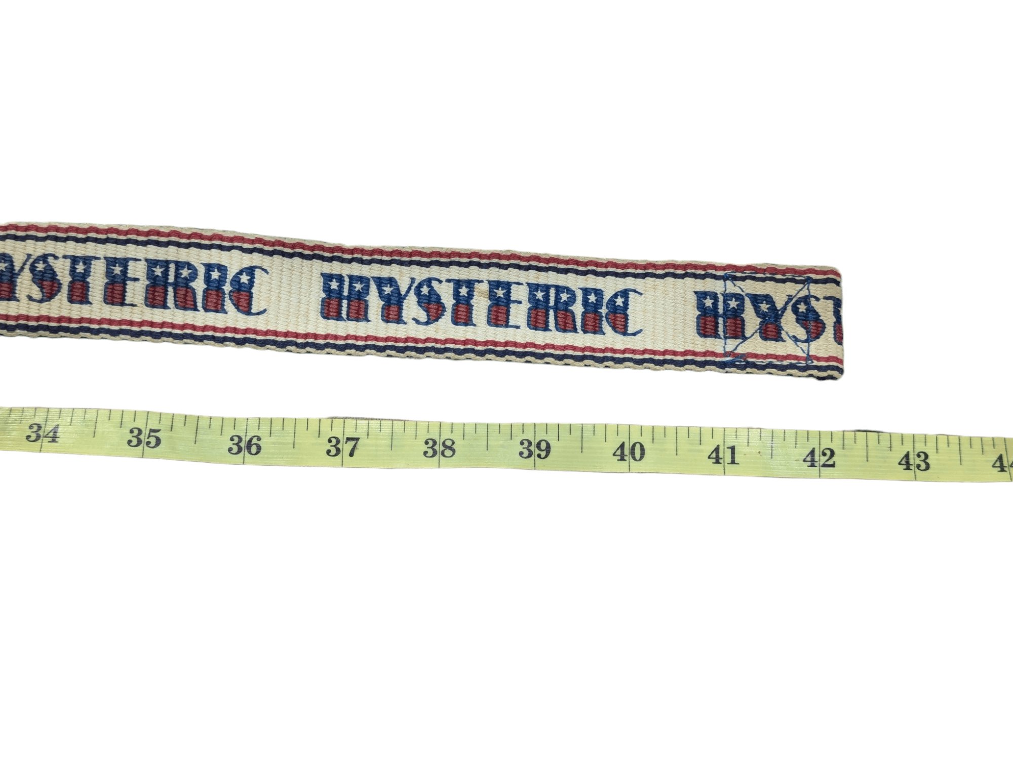 Hysteric Glamour HYSTERIC GLAMOUR SPELL OUT BELT Size 42 - 7 Thumbnail