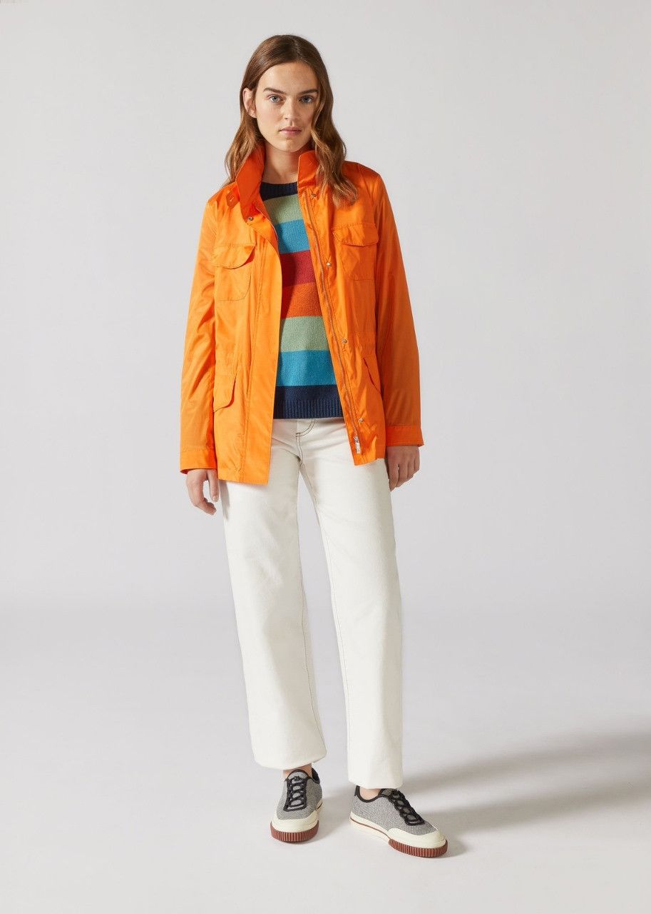 Loro Piana o1srvl11e0424 Jacket in Orange Size L / US 10 / IT 46 - 3 Thumbnail